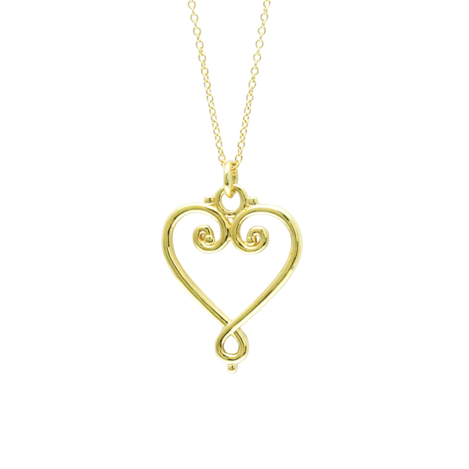 Tiffany & Co Heart, Gold, Yellow Gold, necklace