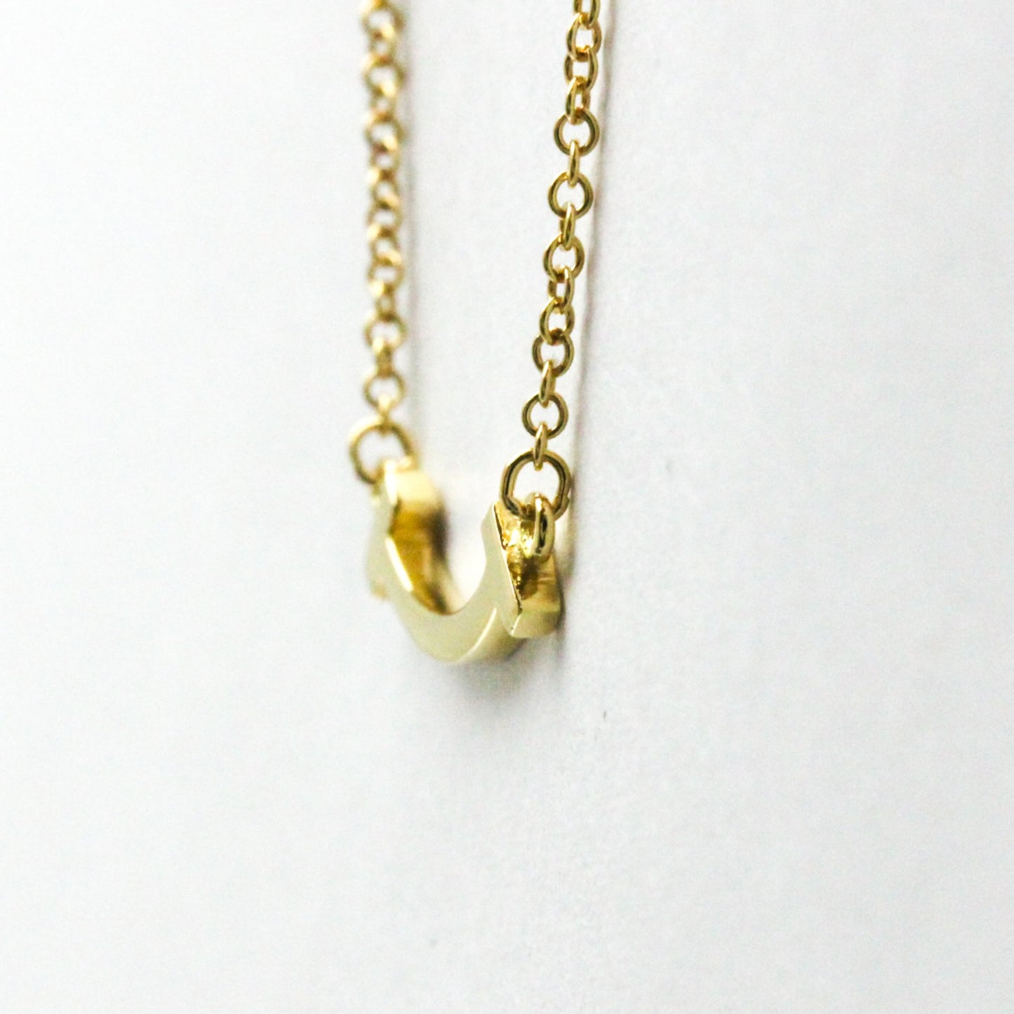 Tiffany & Co T Smile, Gold, Yellow Gold, necklace