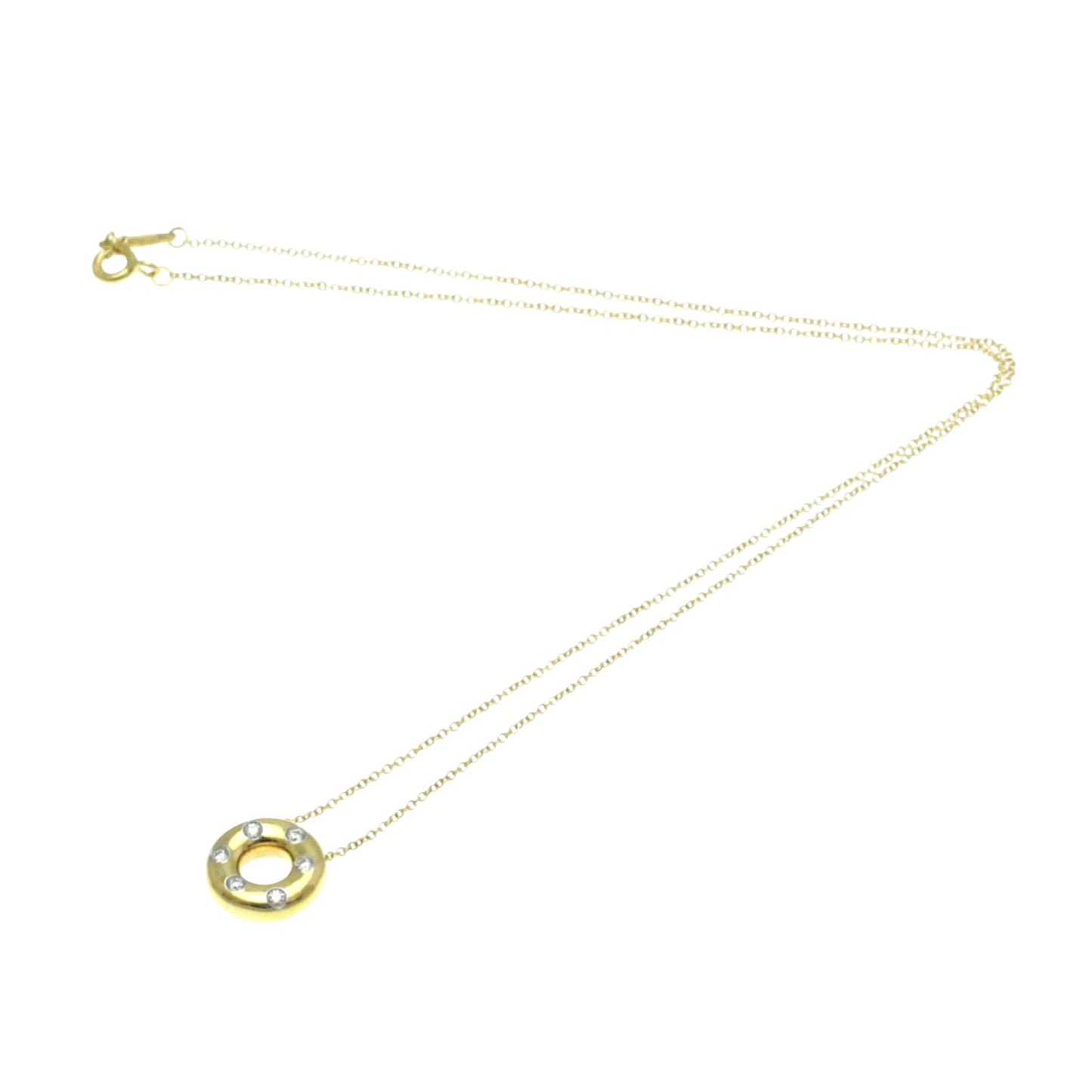 Tiffany & Co Dots, Gold, Yellow Gold, necklace