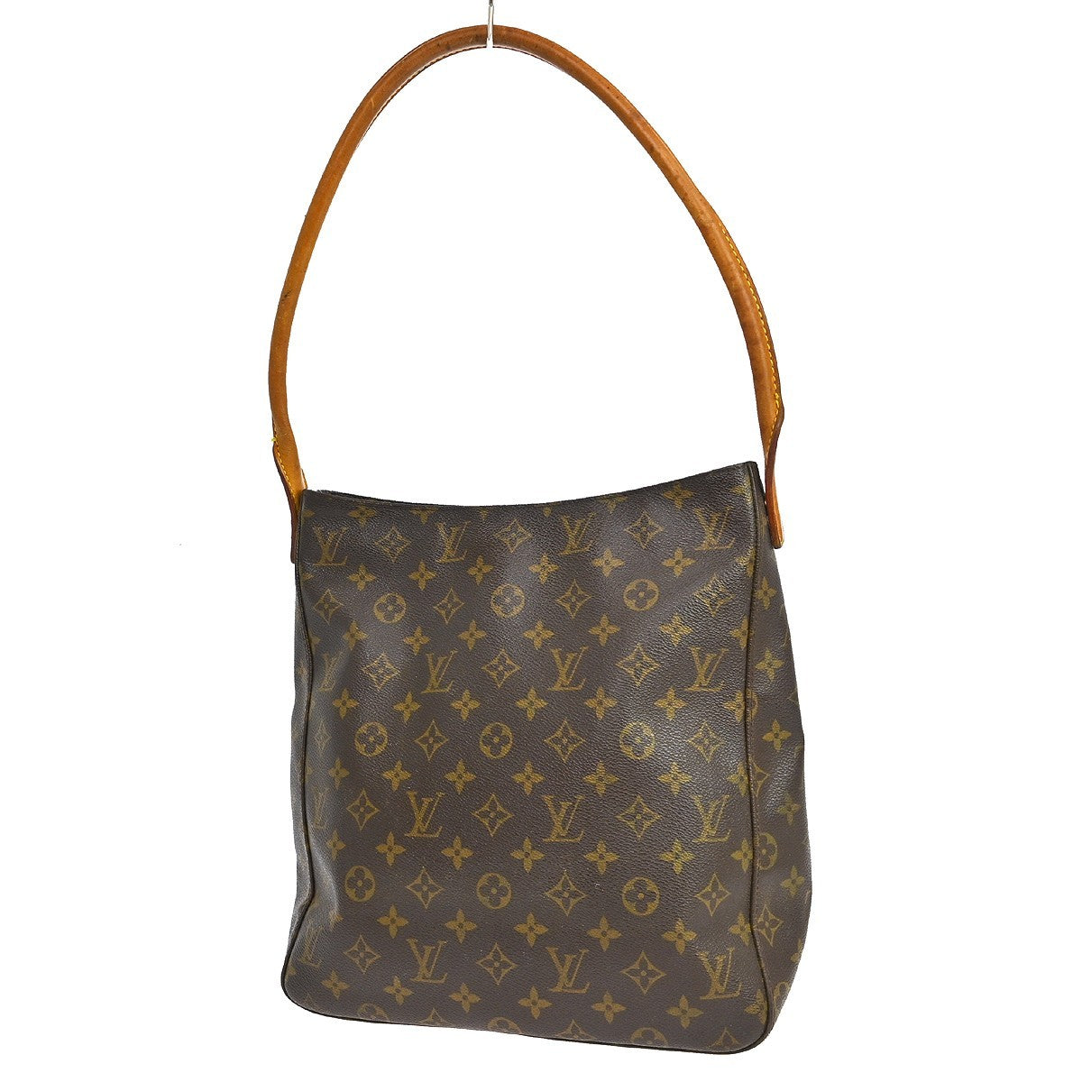 Louis Vuitton Looping Monogram Canvas, Brown, Canvas, Handbag