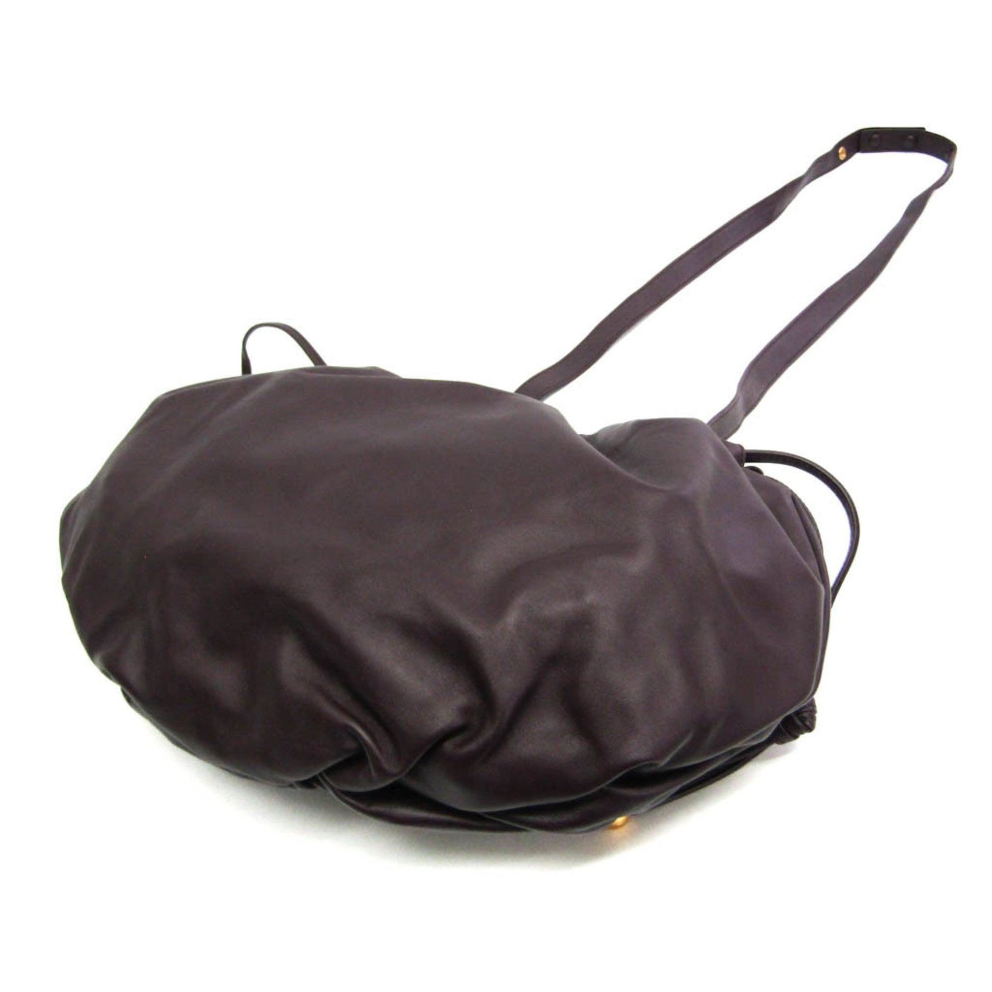 Bottega Veneta Bulb, Purple, Leather, shoulder