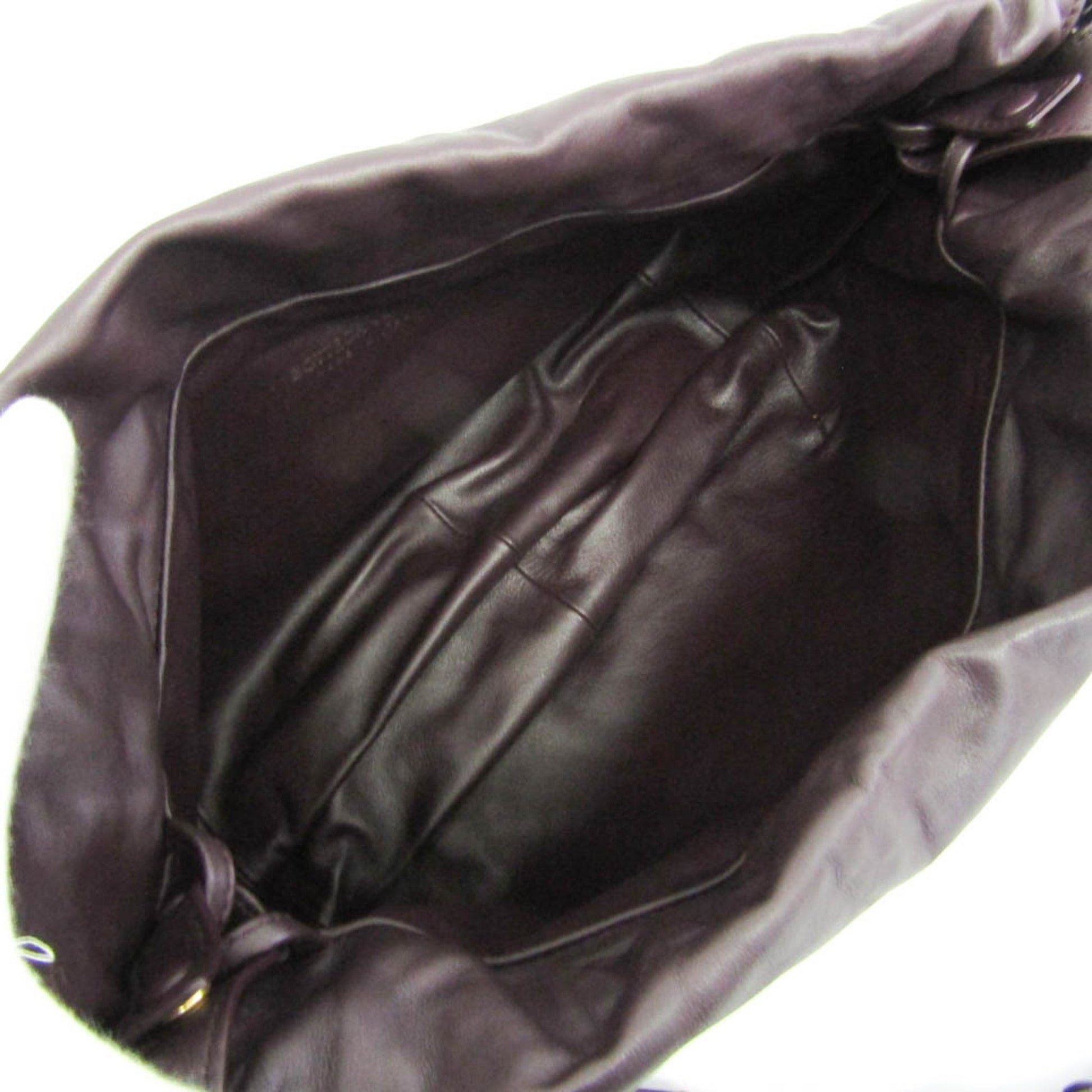 Bottega Veneta Bulb, Purple, Leather, shoulder