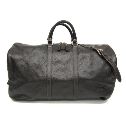 Gucci DUFFLE, Brown, Leather, travel