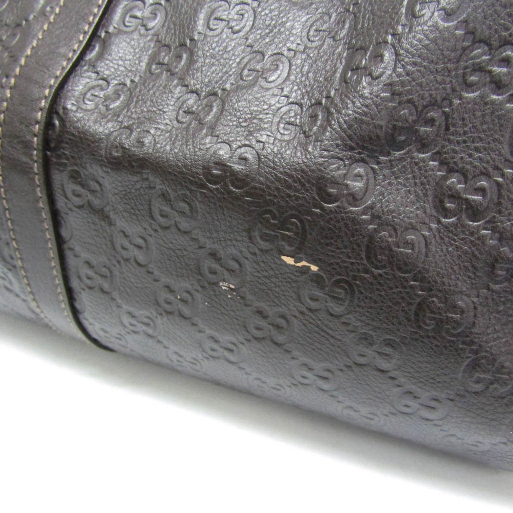 Gucci DUFFLE, Brown, Leather, travel