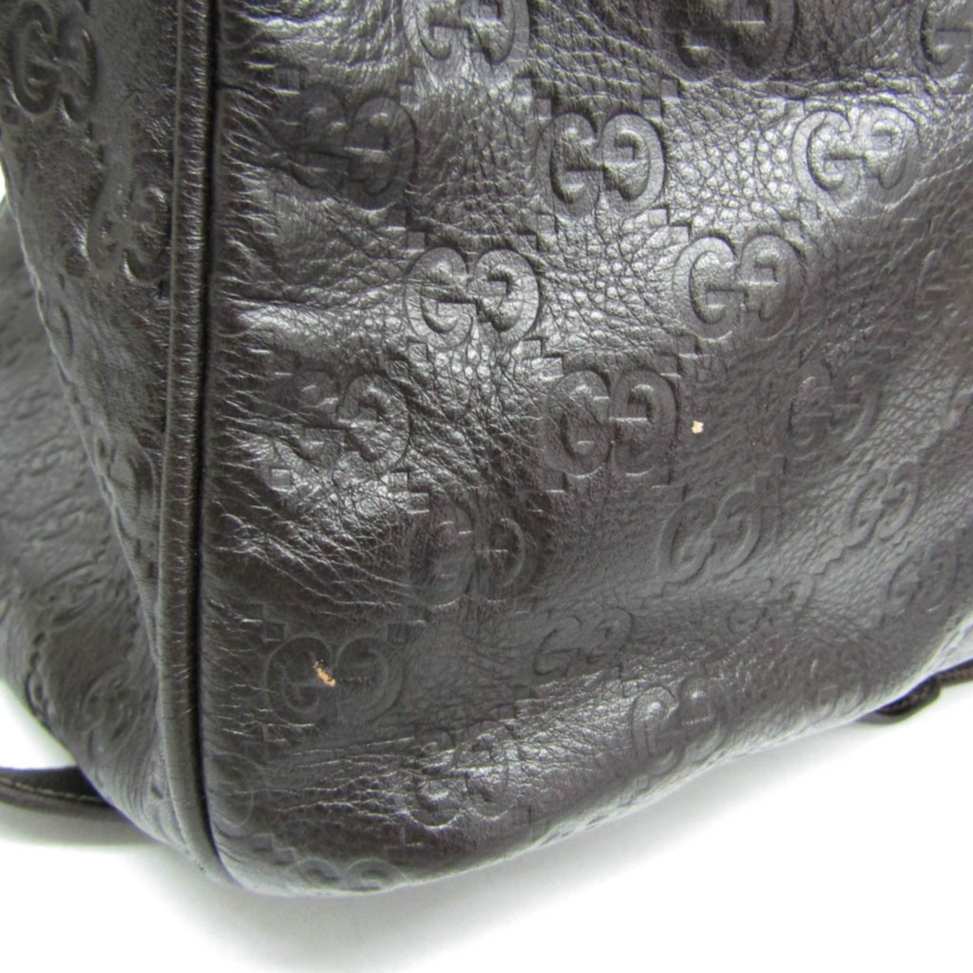 Gucci DUFFLE, Brown, Leather, travel