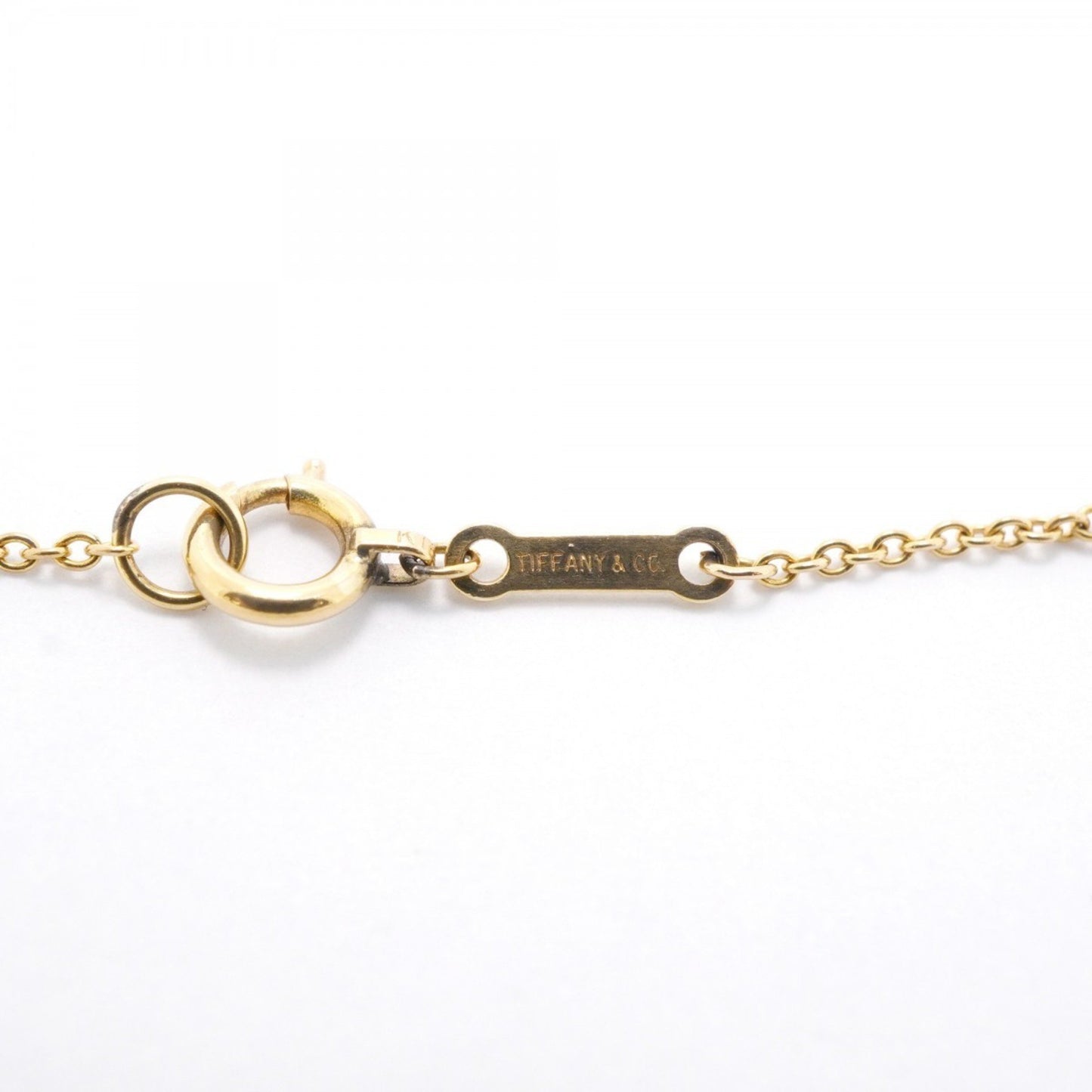 Tiffany & Co Open Heart, Gold, Yellow Gold, necklace