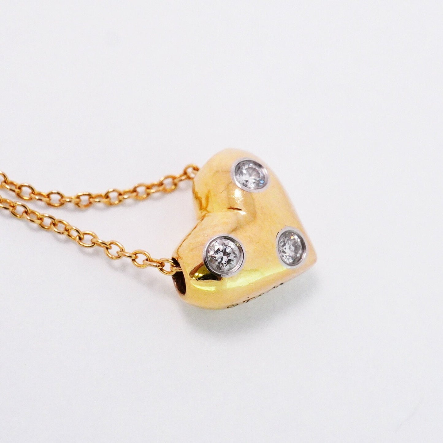 Tiffany & Co Heart, Gold, Yellow Gold, necklace