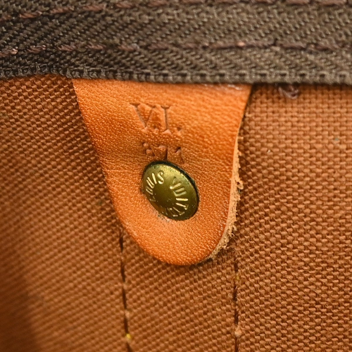 Louis Vuitton Keepall Monogram, Brown, Canvas, Travel Bag