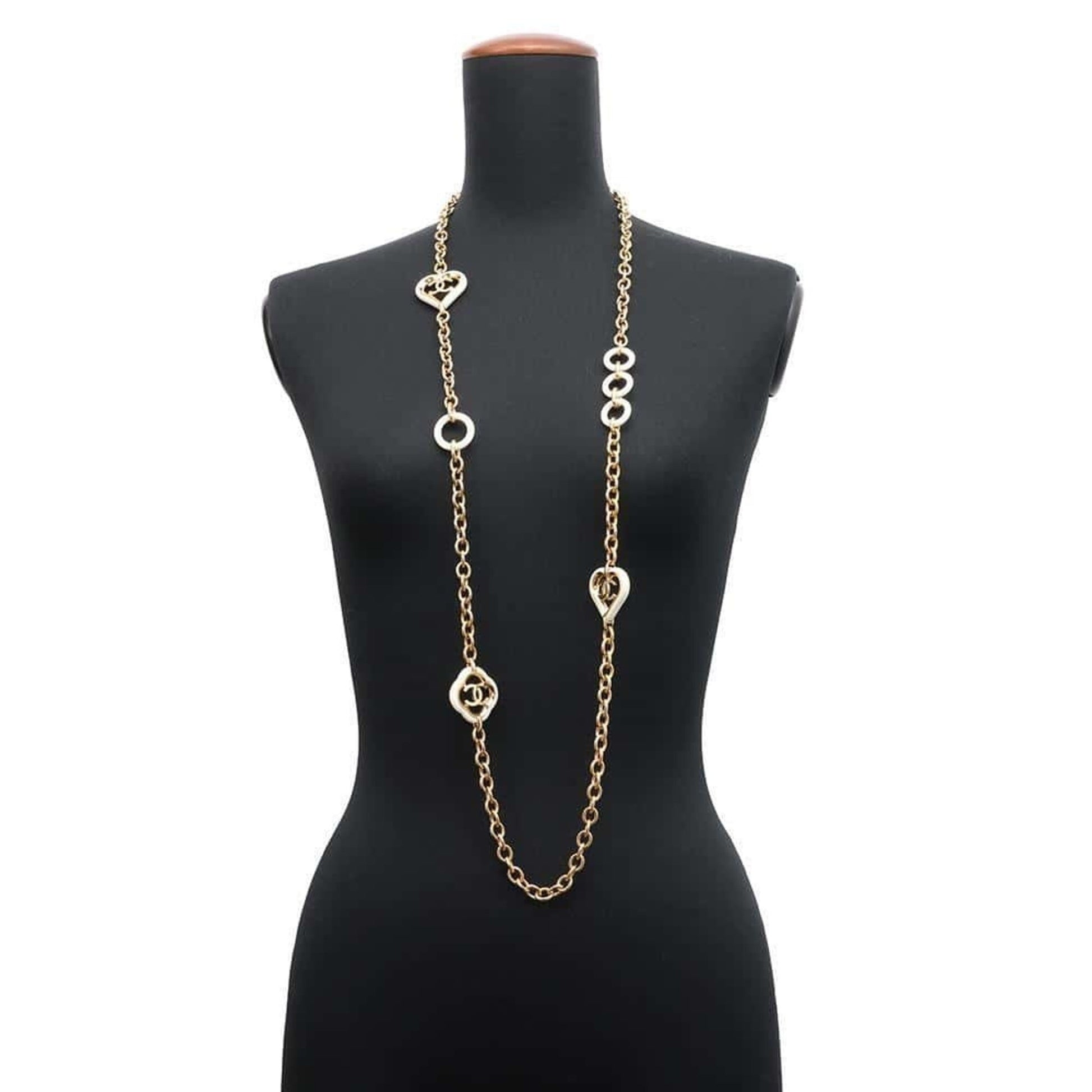 Chanel, Gold, Metal, necklace