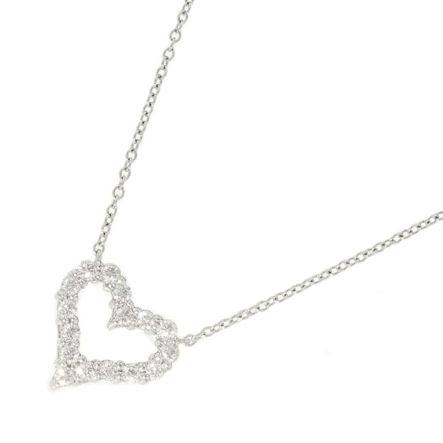 Tiffany & Co Sentimental heart, Silver, Platinum, necklace