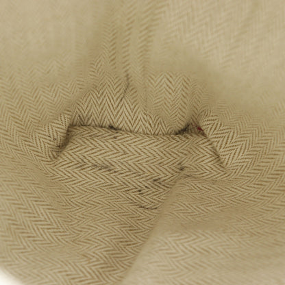 Hermes Fourbi Toile, Beige, Cotton, Clutch