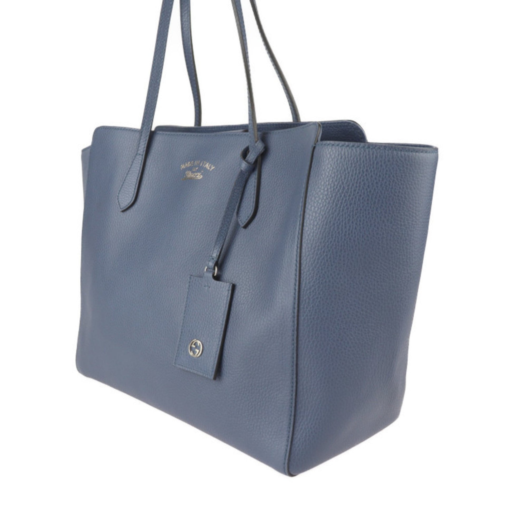 Gucci Swing, Navy, Leather, tote