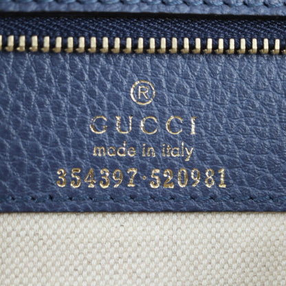 Gucci Swing, Navy, Leather, tote