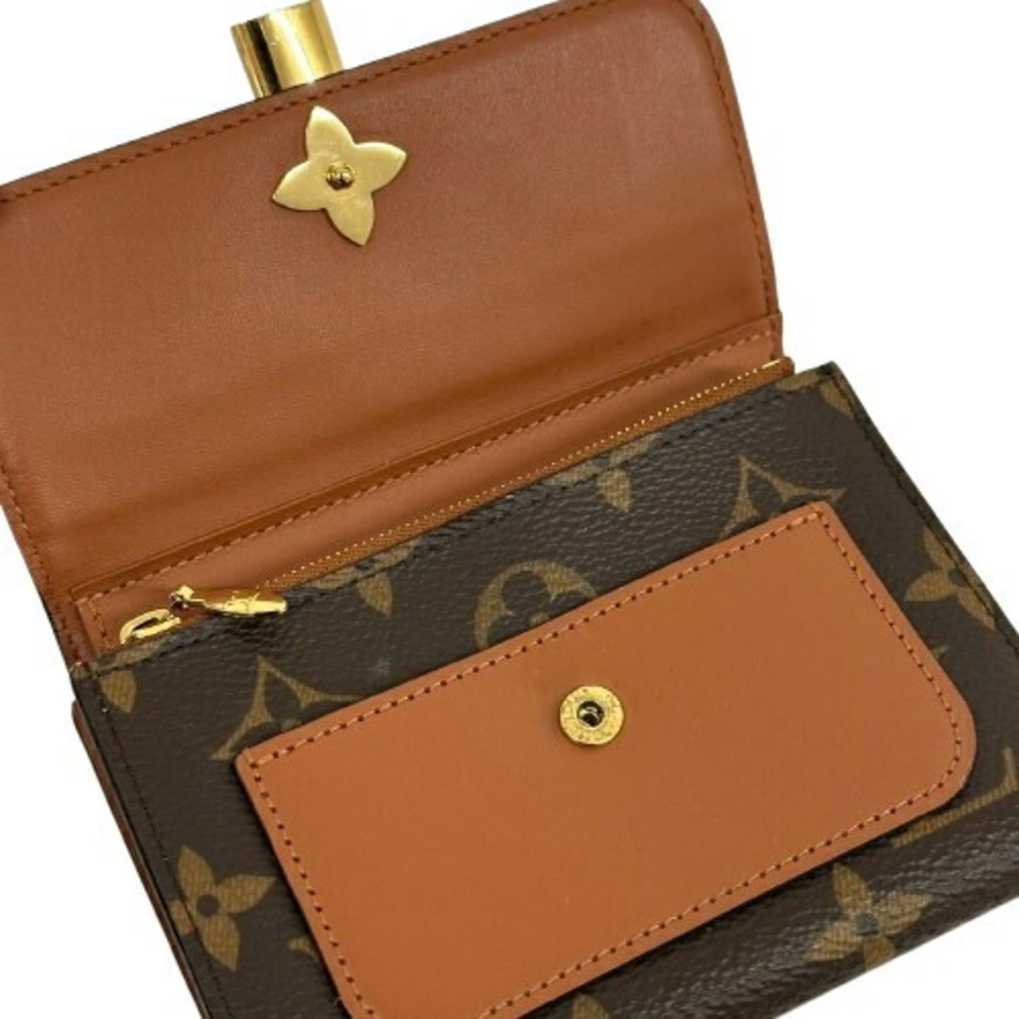 Louis Vuitton Fowler, Brown, Canvas, wallet