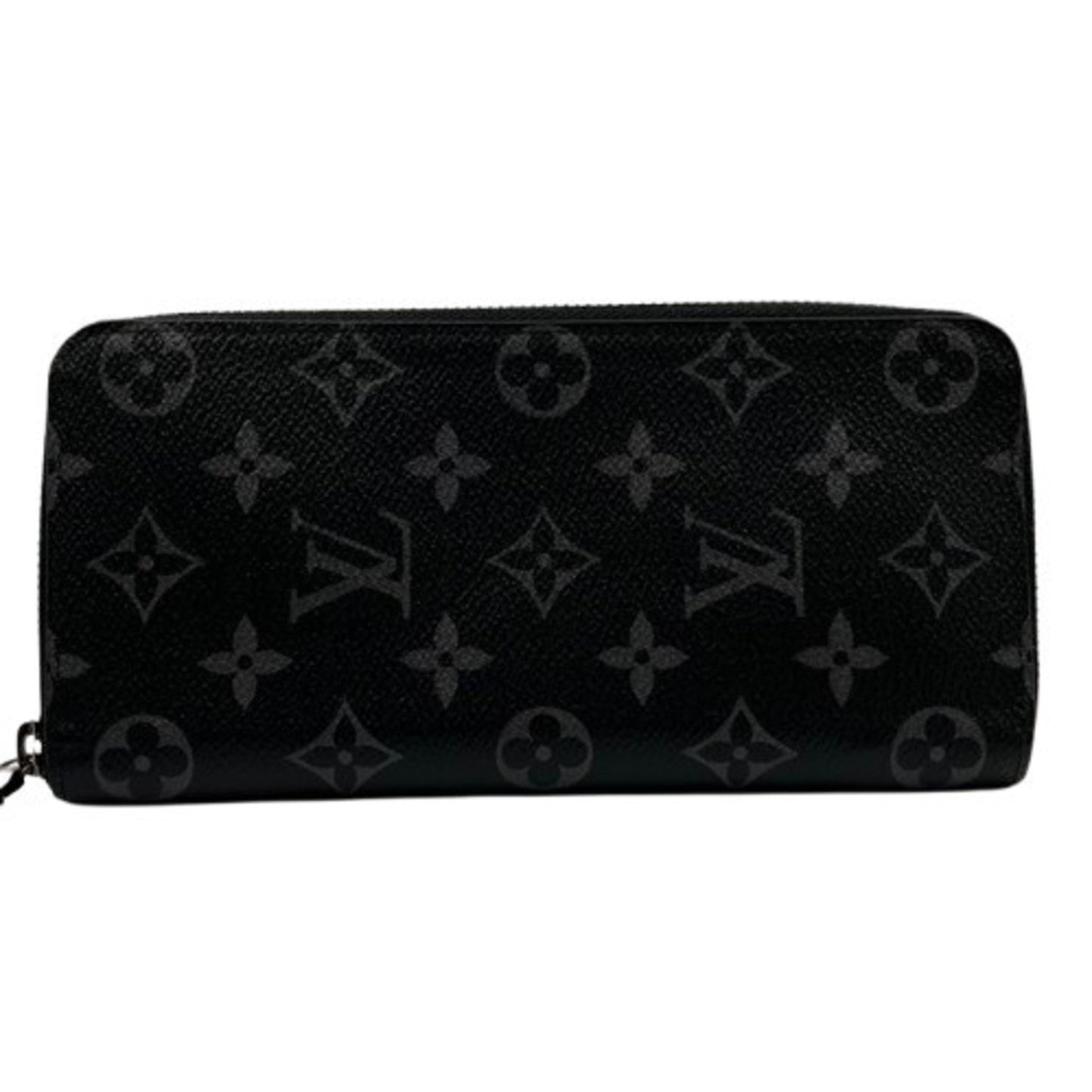 Louis Vuitton Clemence, Black, Canvas, wallet