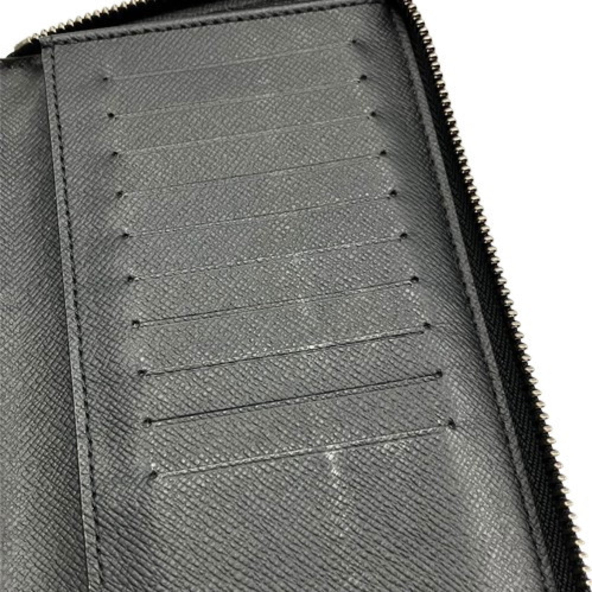 Louis Vuitton Clemence, Black, Canvas, wallet