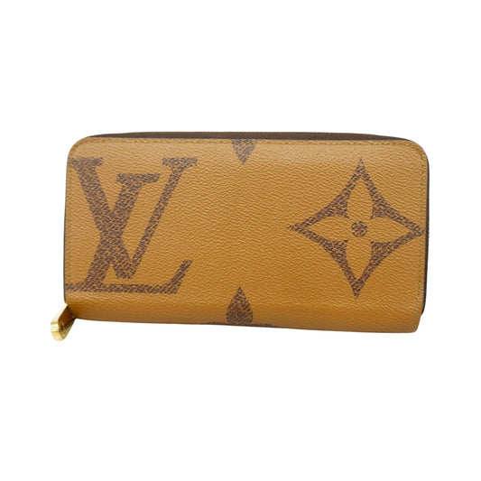 Louis Vuitton Zippy, Brown, Leather, wallet