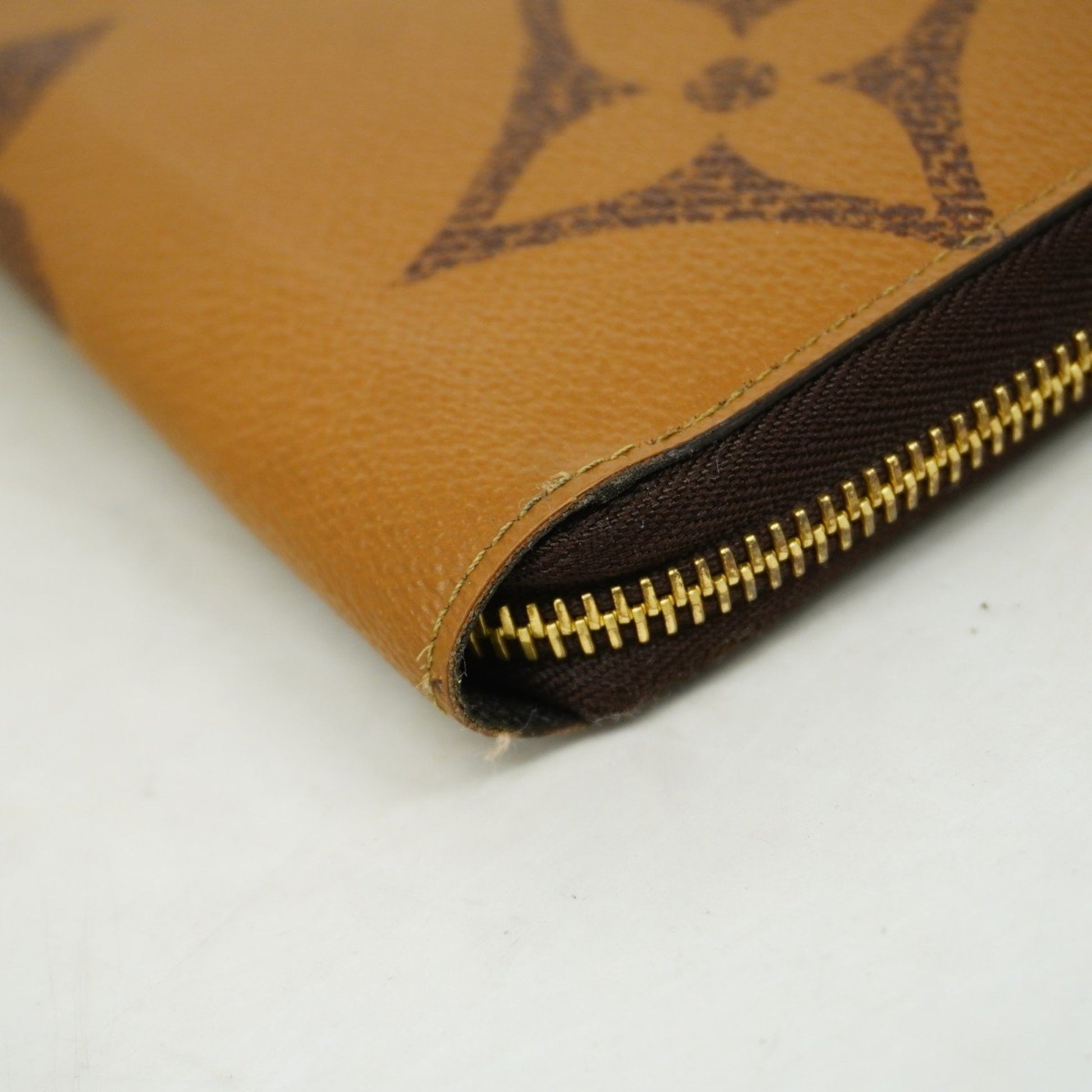 Louis Vuitton Zippy, Brown, Leather, wallet