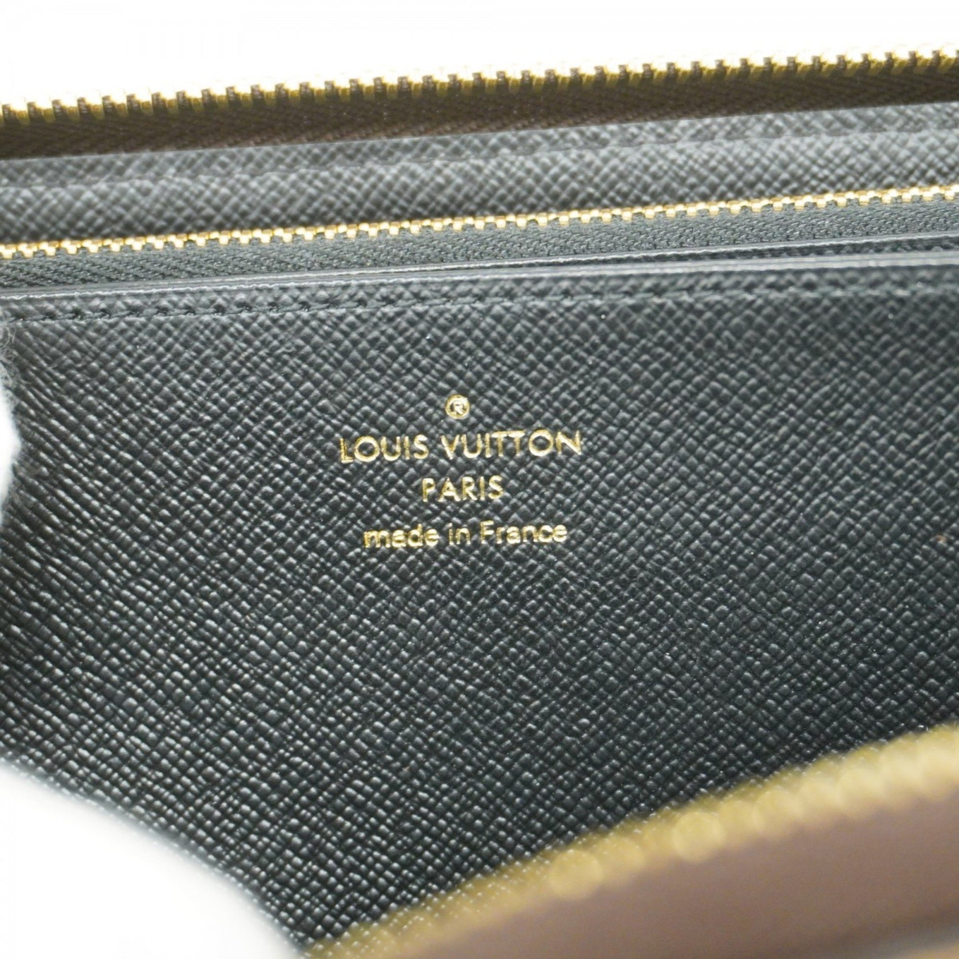 Louis Vuitton Zippy, Brown, Leather, wallet