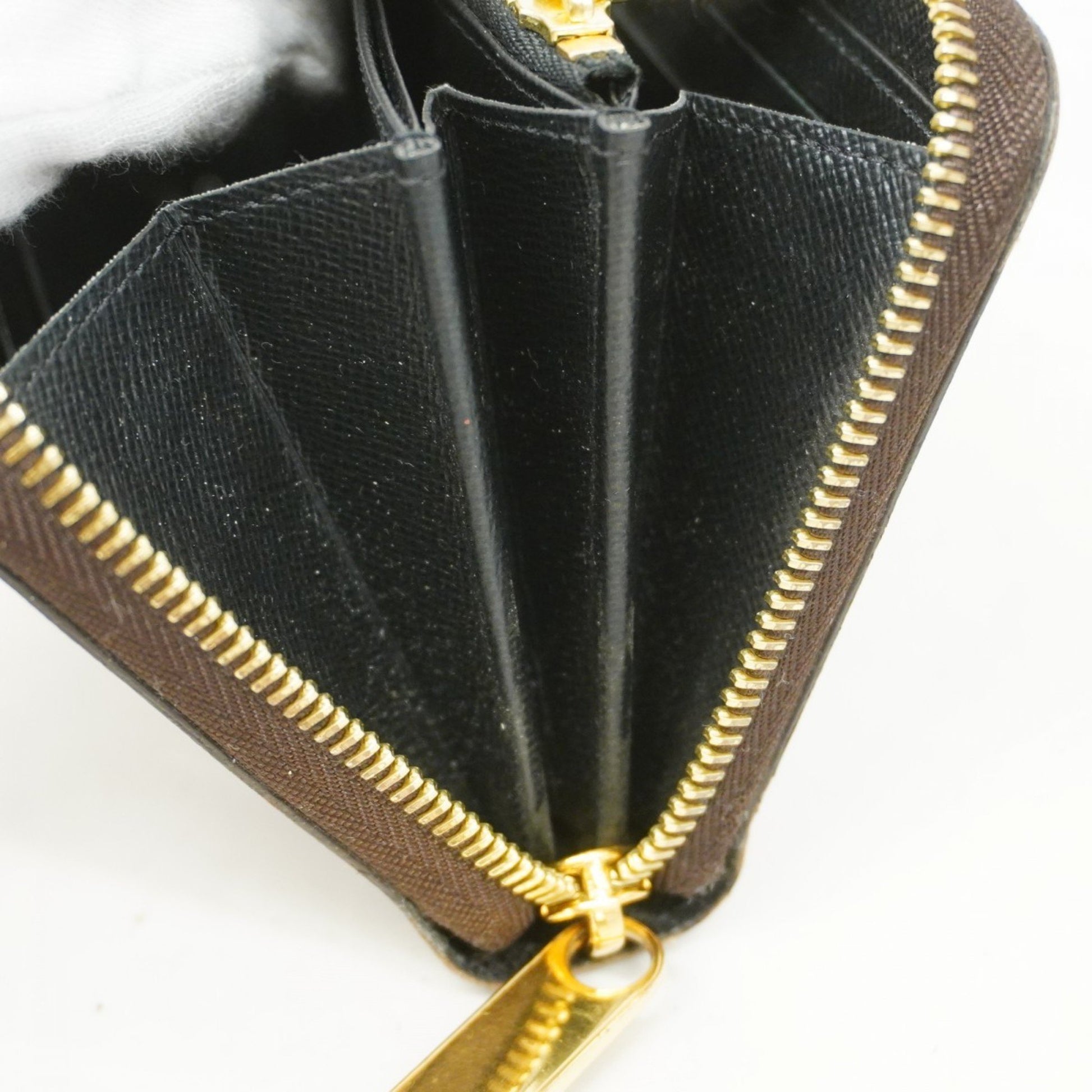 Louis Vuitton Zippy, Brown, Leather, wallet