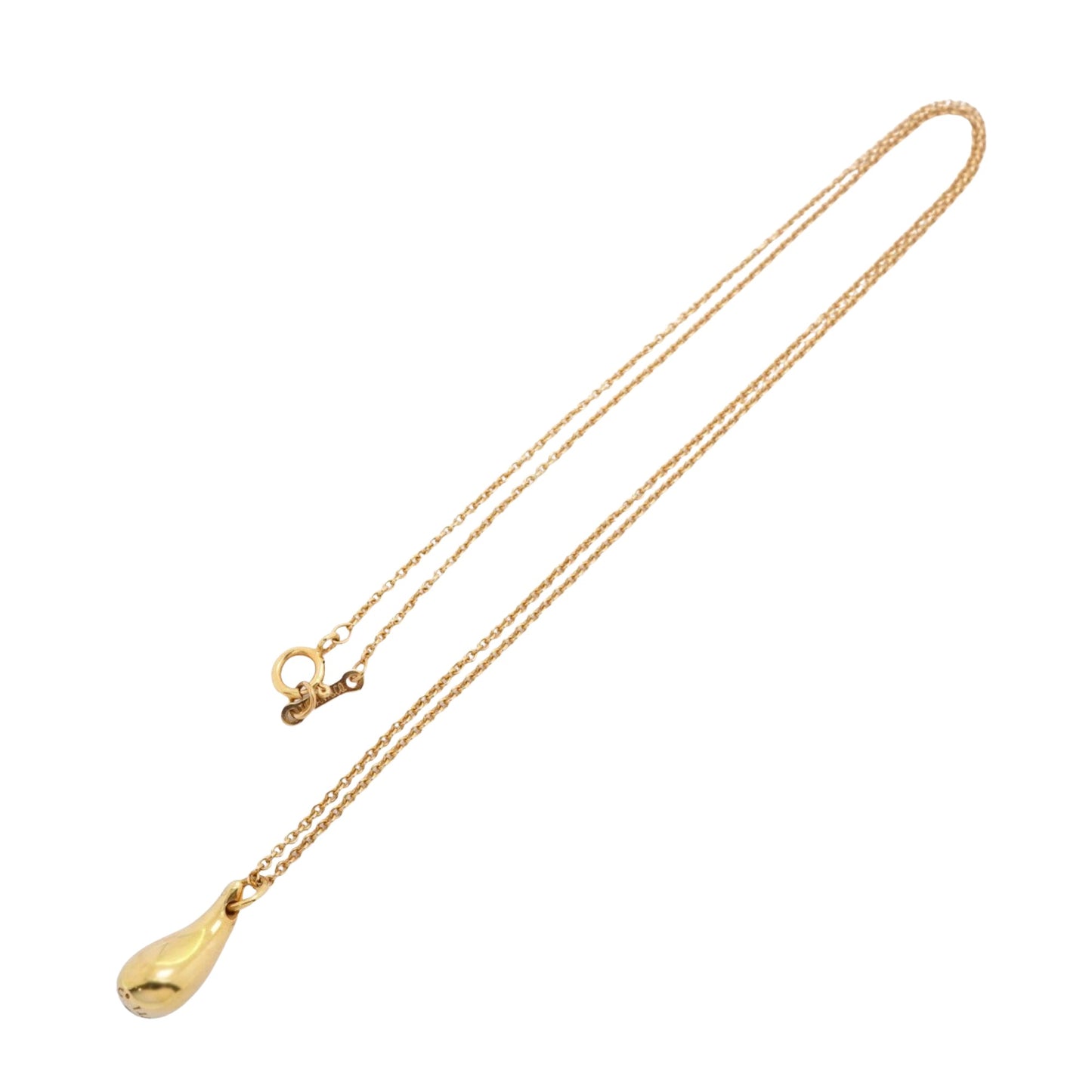 Tiffany & Co Teardrop, Gold, Yellow Gold, necklace