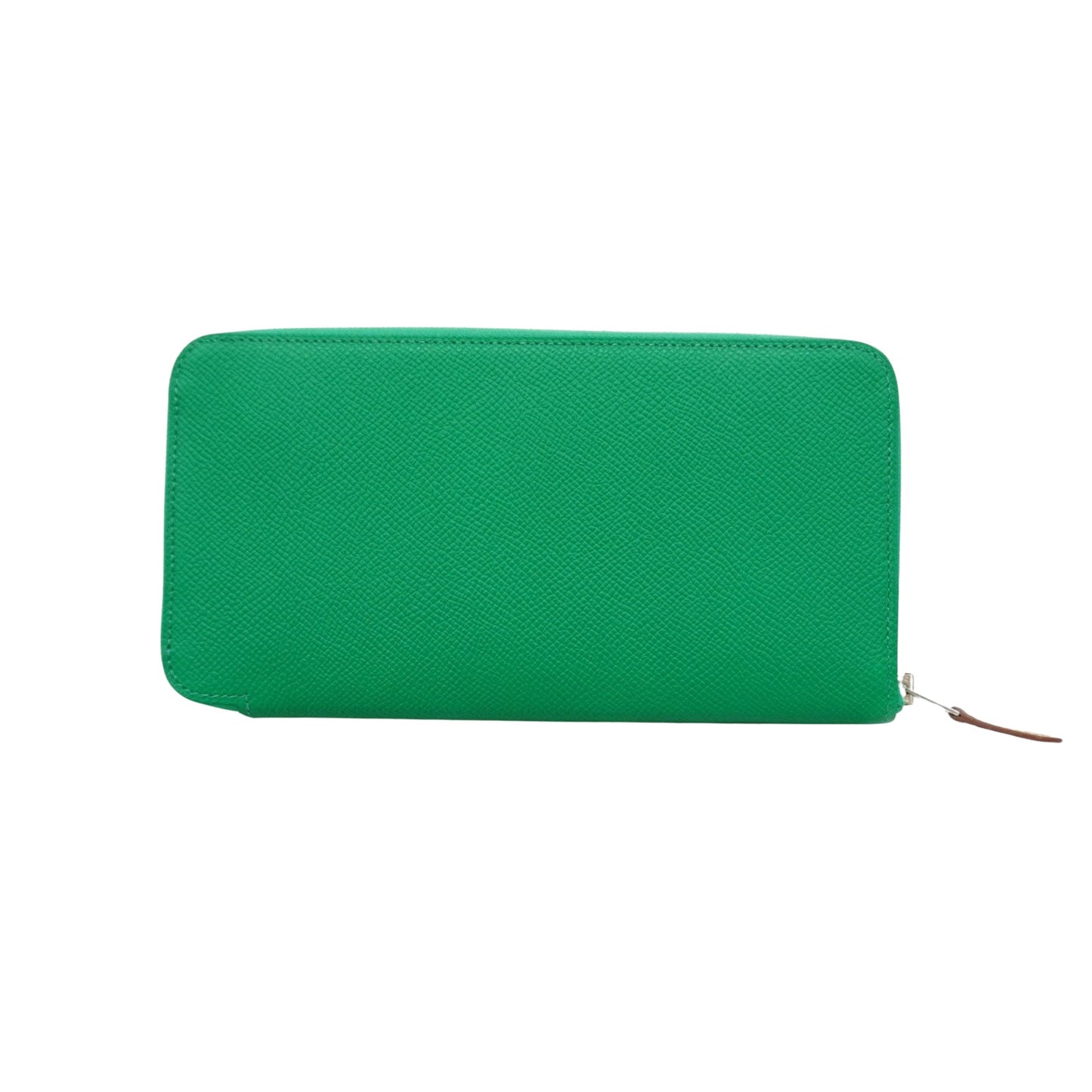 Hermès Silk'In, Green, Leather, wallet