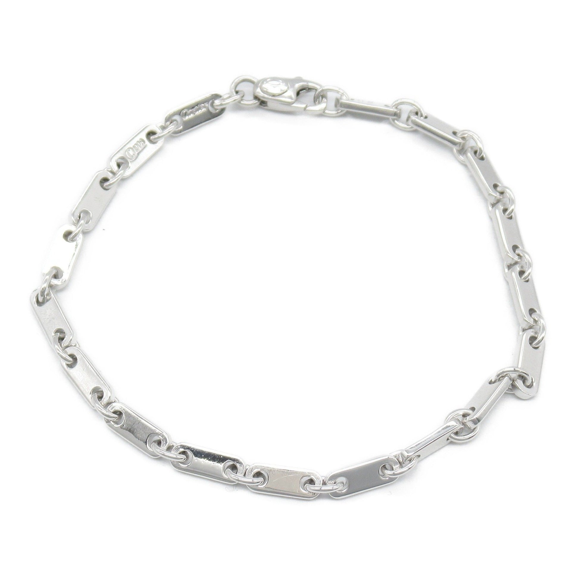 Cartier Figaro, Silver, White Gold, bracelet