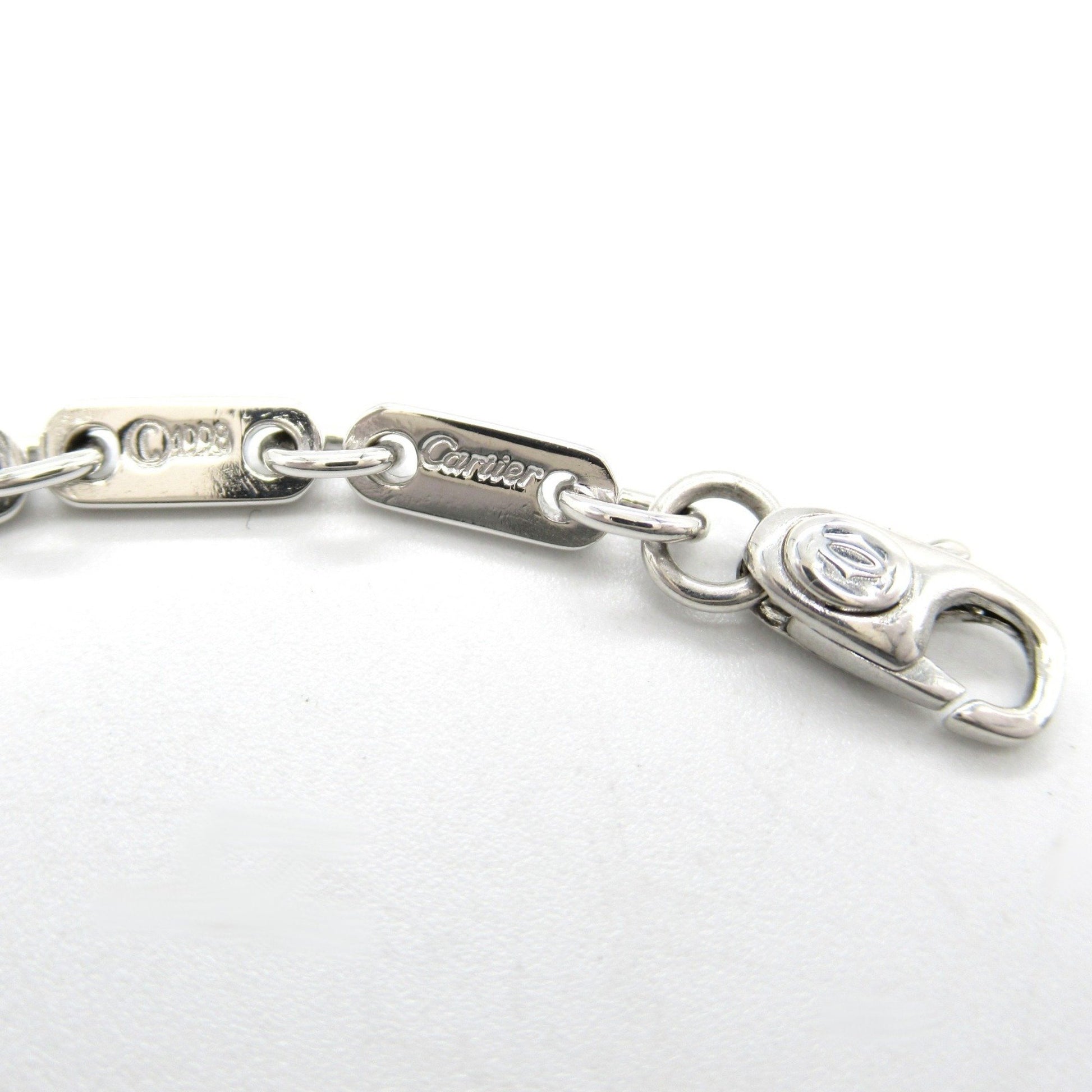 Cartier Figaro, Silver, White Gold, bracelet