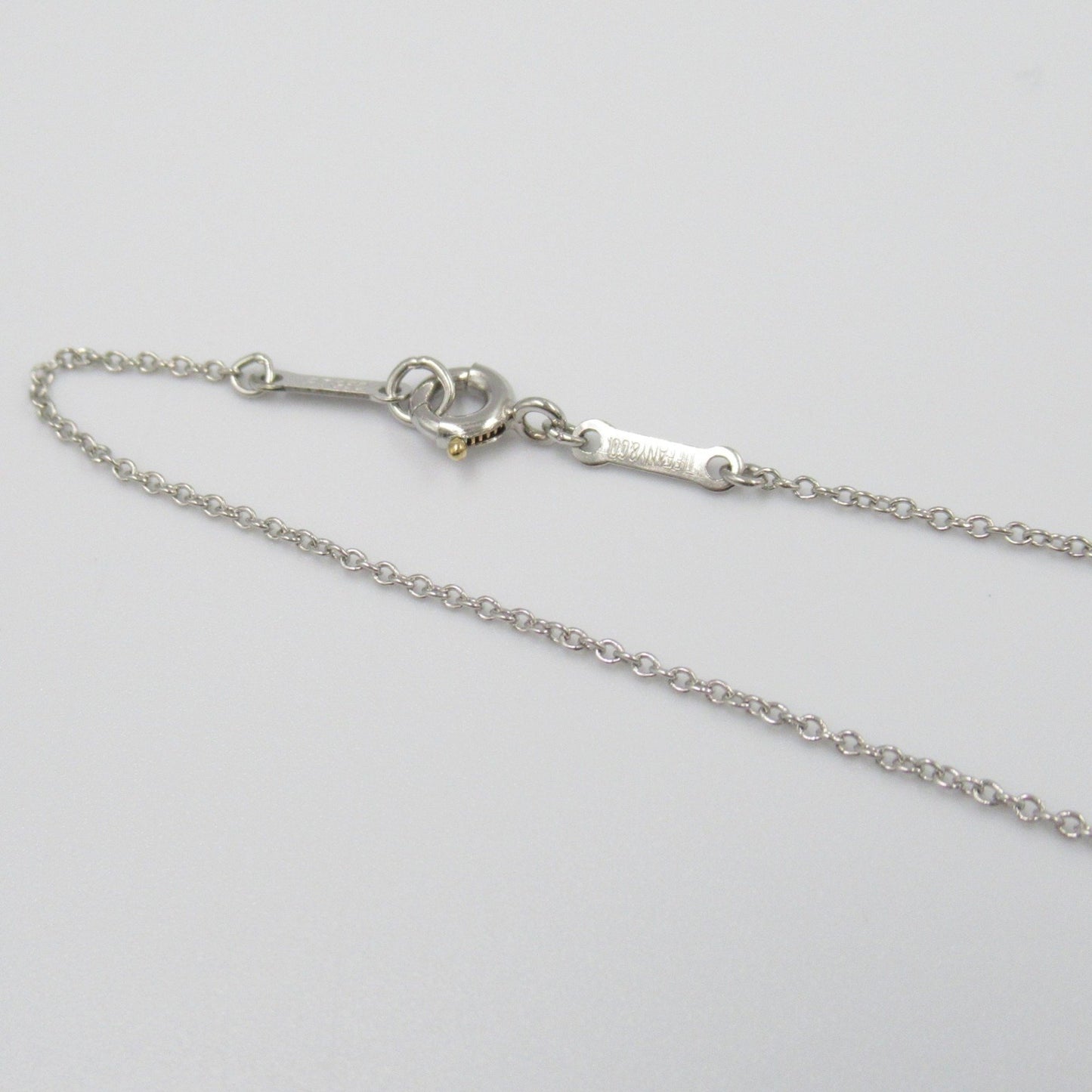 Tiffany & Co Croix, Silver, Platinum, necklace