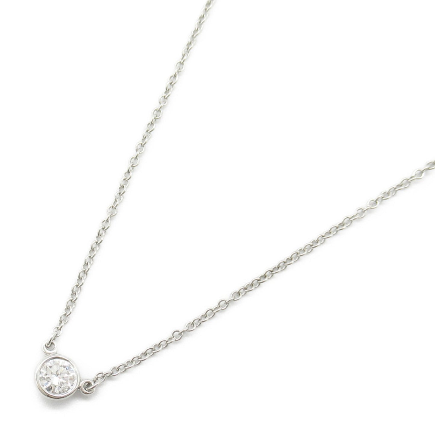 Tiffany & Co By the yard, Silver, Platinum, necklace