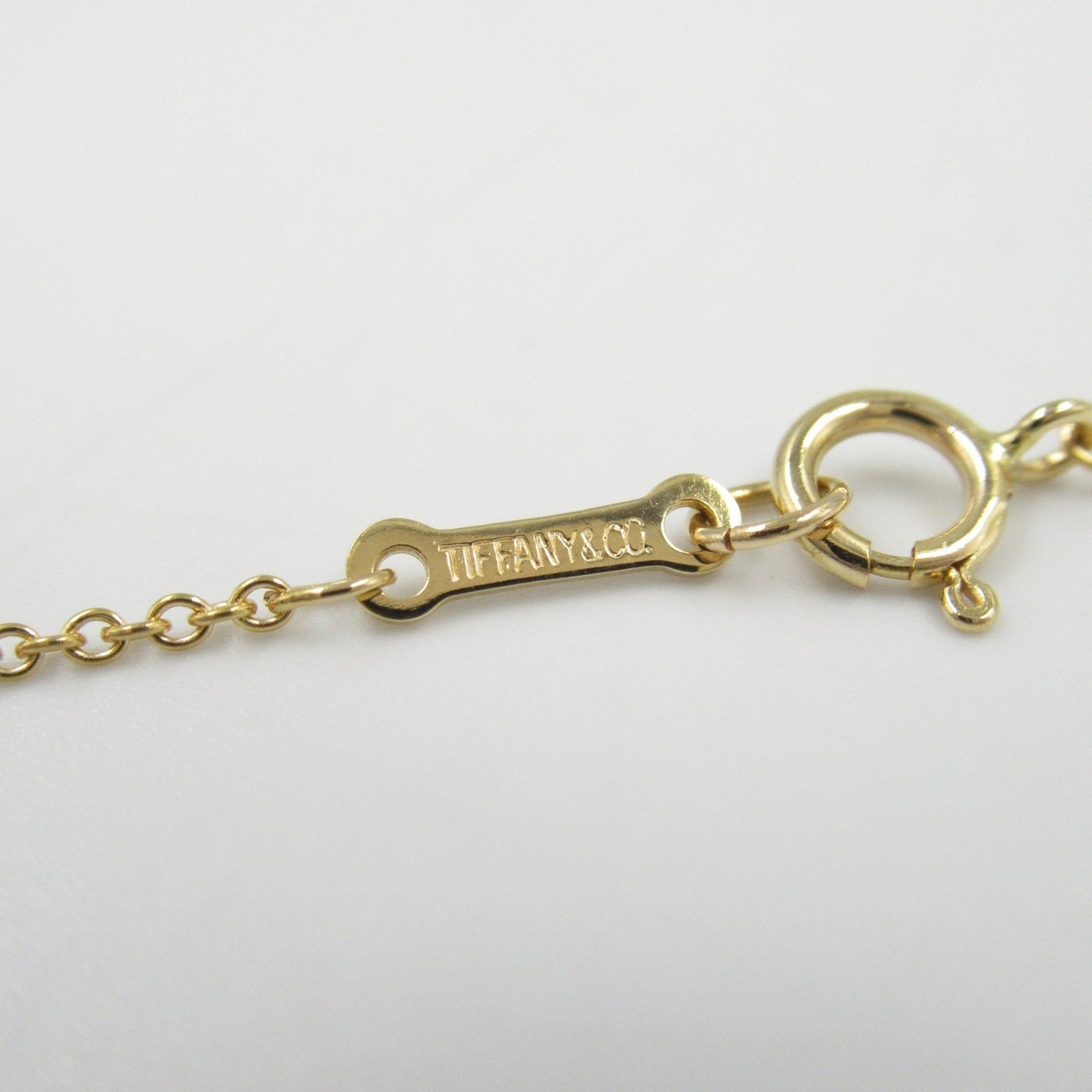 Tiffany & Co Open Heart, Gold, Yellow Gold, necklace