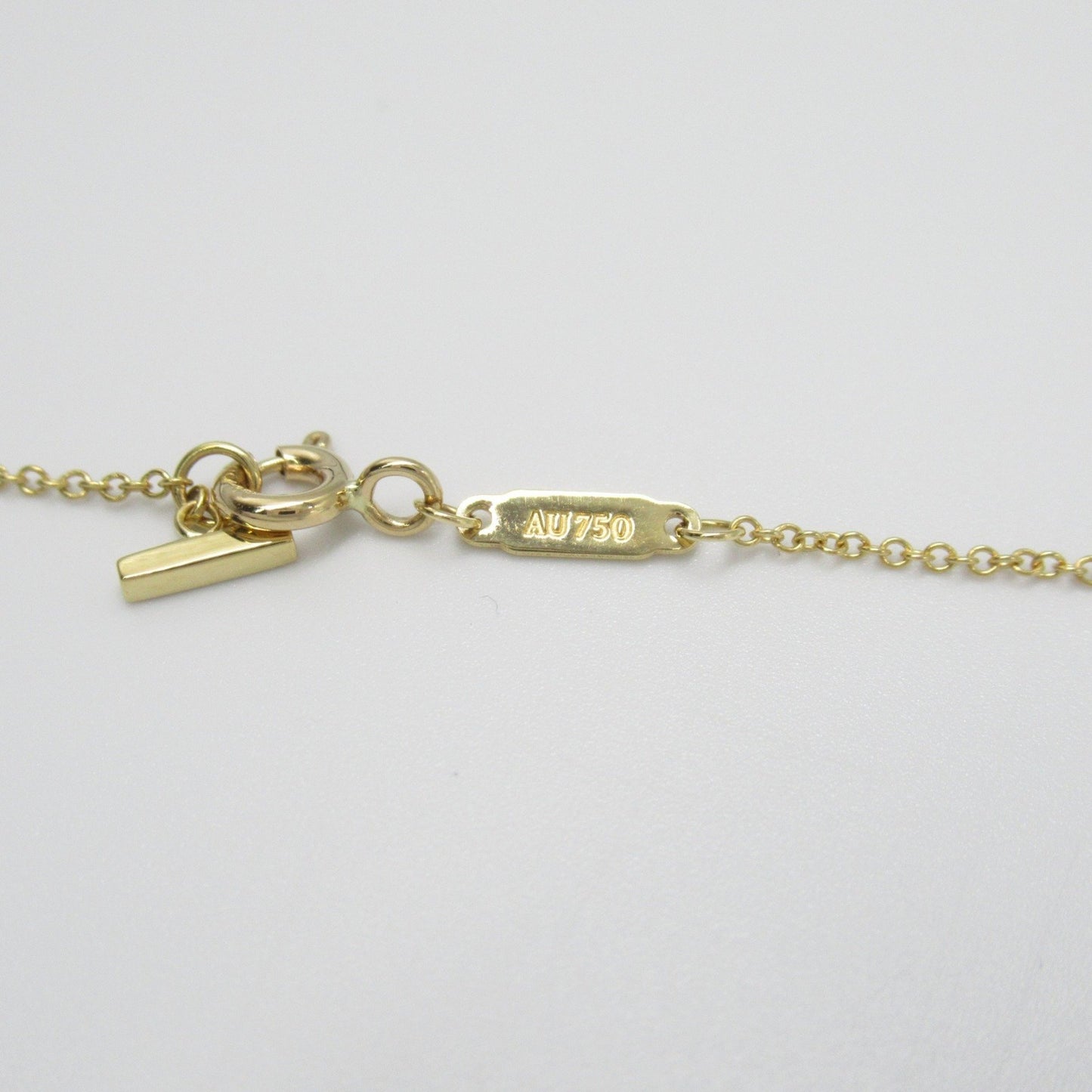 Tiffany & Co T Smile, Gold, Yellow Gold, necklace