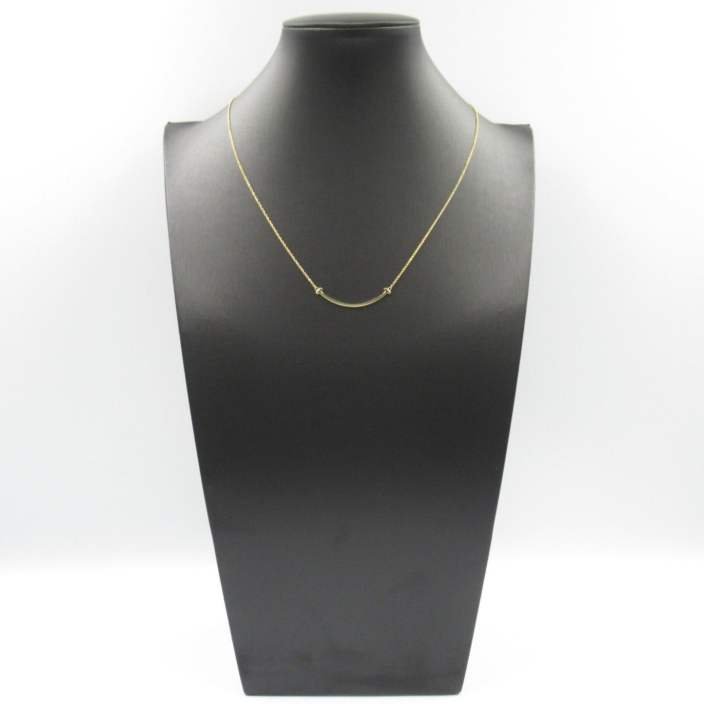 Tiffany & Co T Smile, Gold, Yellow Gold, necklace