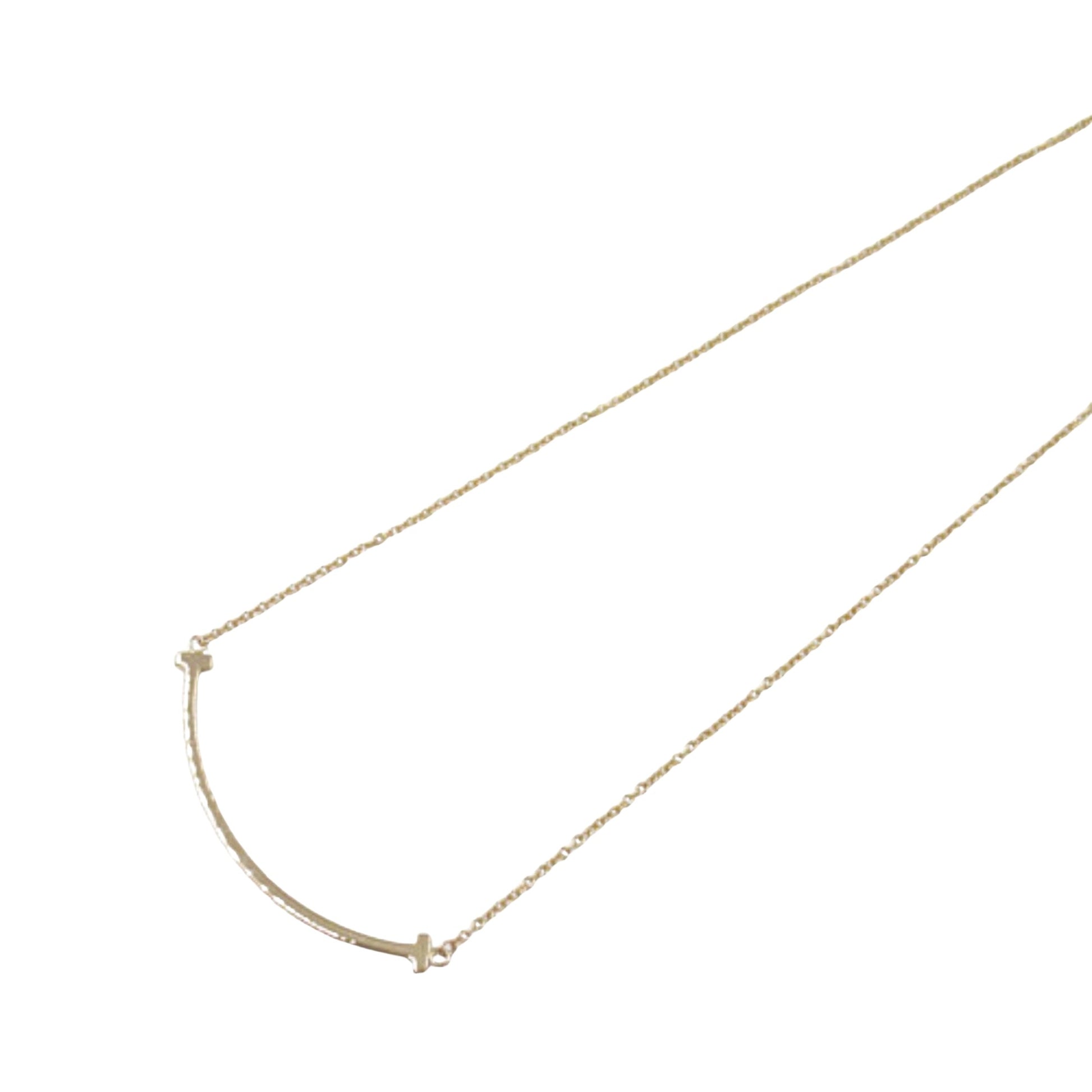 Tiffany & Co Smile, Gold, Rose Gold, necklace