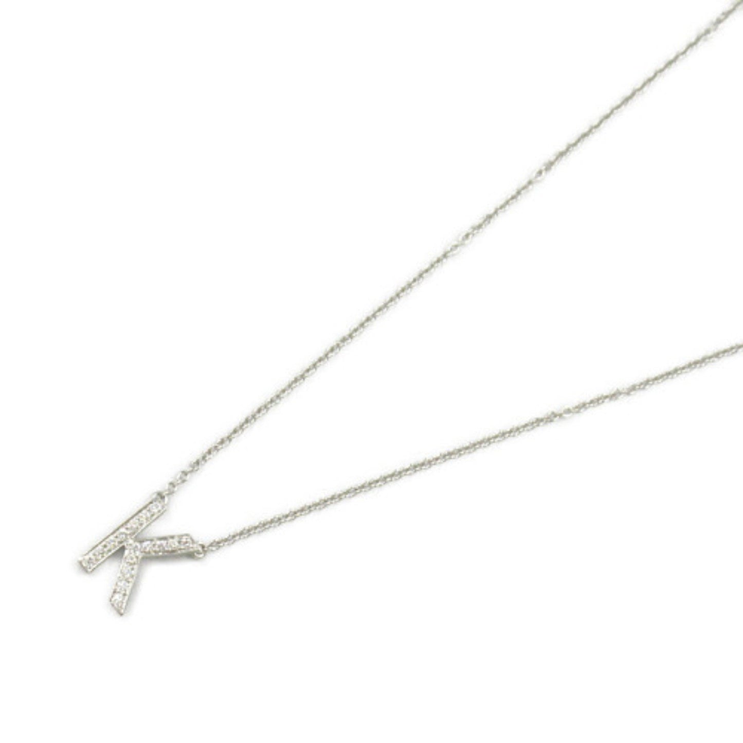 Tiffany & Co Alphabet, Silver, Platinum, necklace