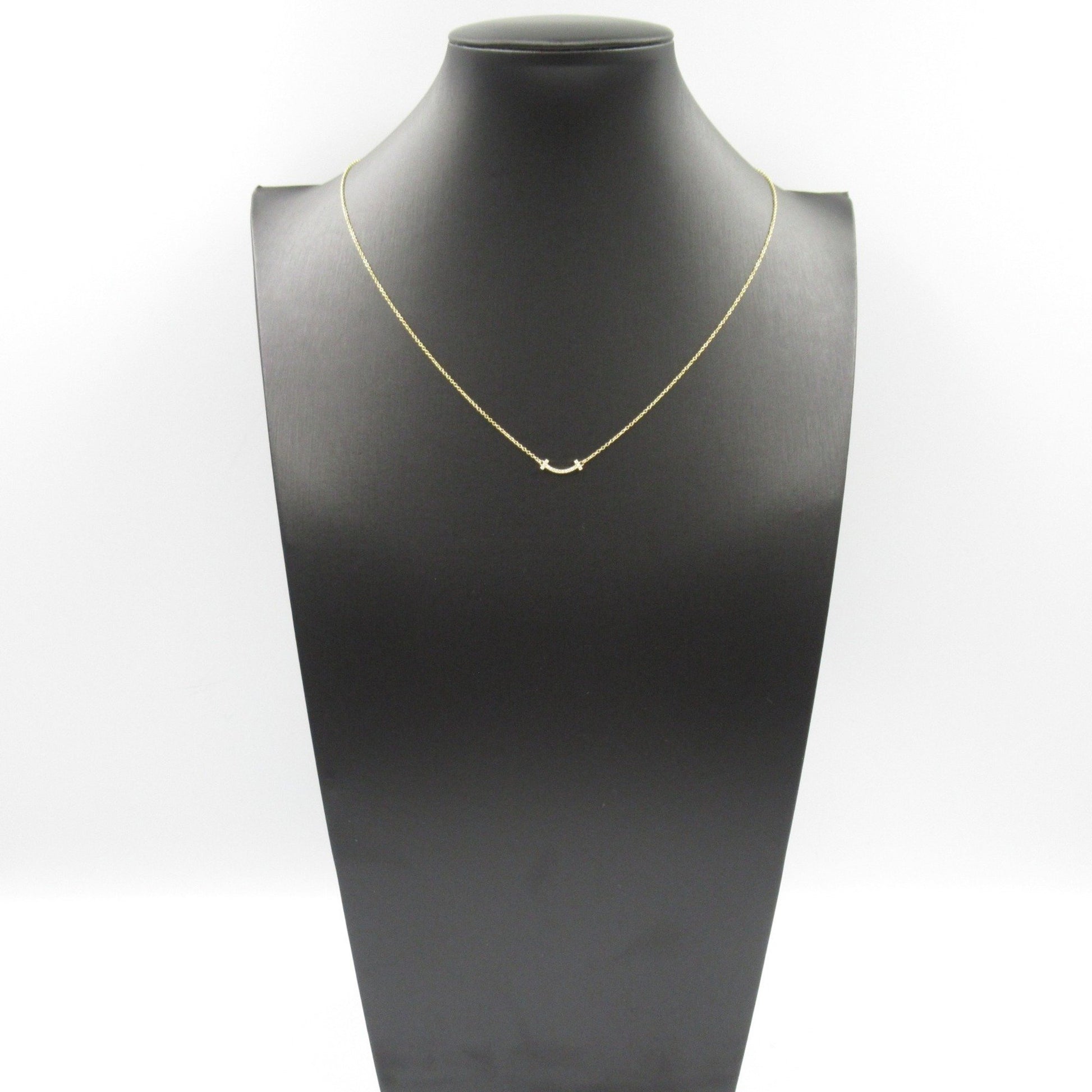 Tiffany & Co T Smile, Gold, Yellow Gold, necklace