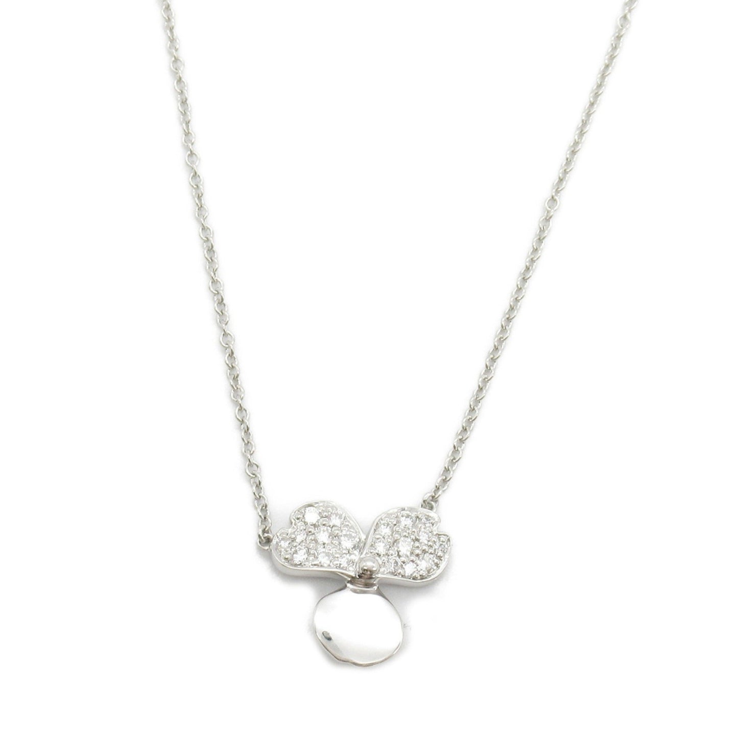 Tiffany & Co Paper flowers, Silver, Platinum, necklace