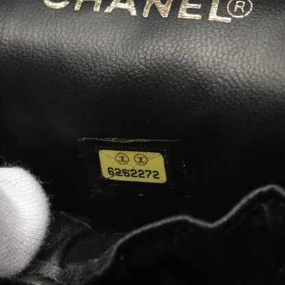 Chanel, Black, Leather, handbag