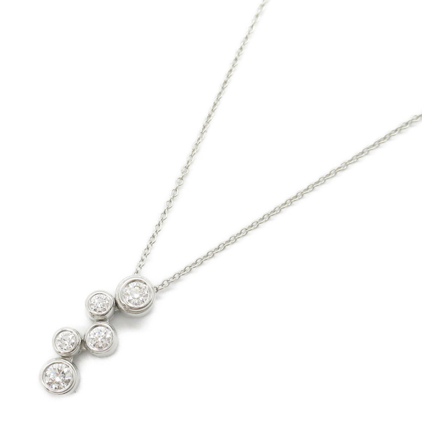 Tiffany & Co Bubble, Silver, Platinum, necklace