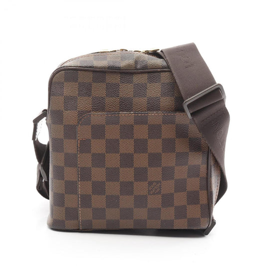 Louis Vuitton Olav, Brown, Canvas, shoulder