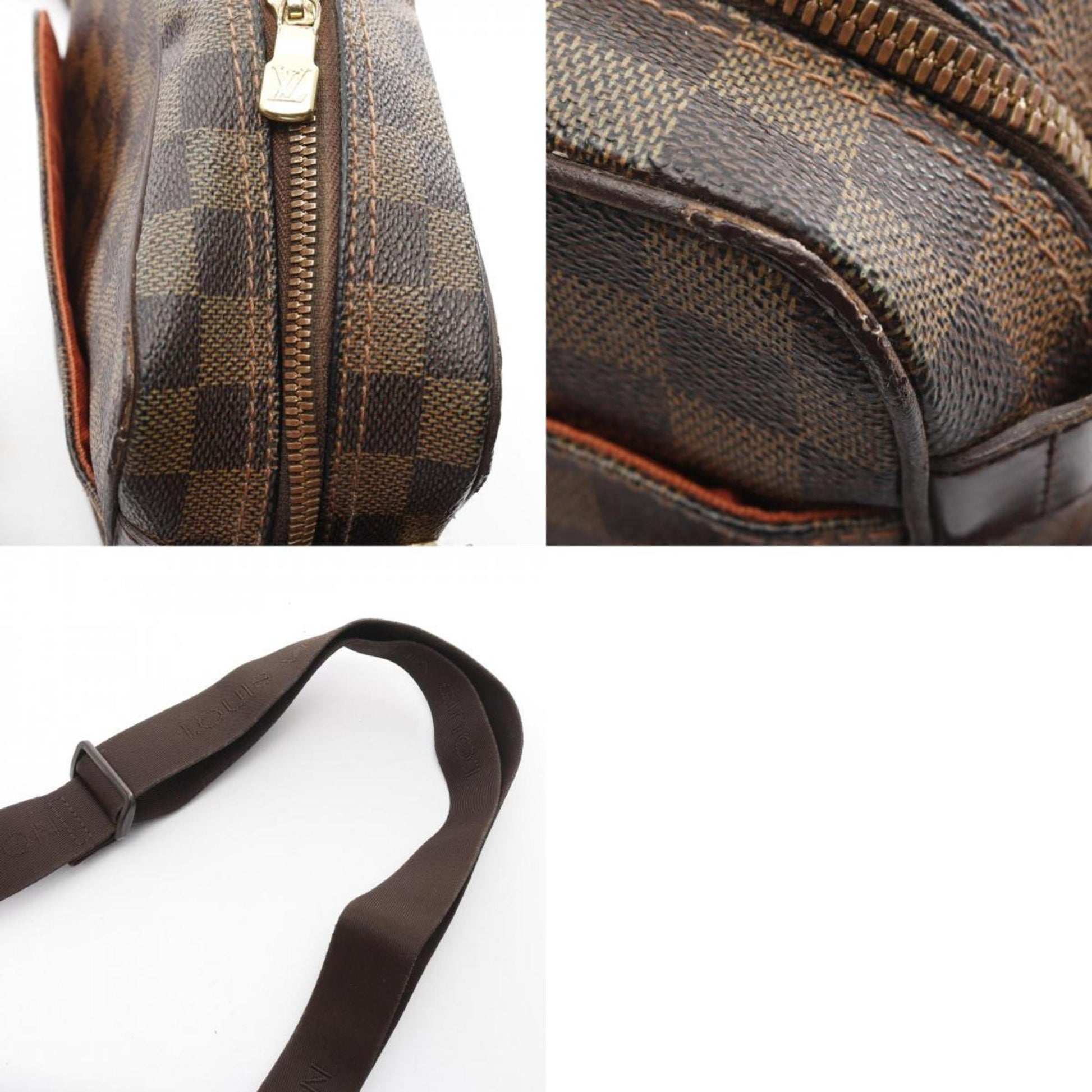 Louis Vuitton Olav, Brown, Canvas, shoulder