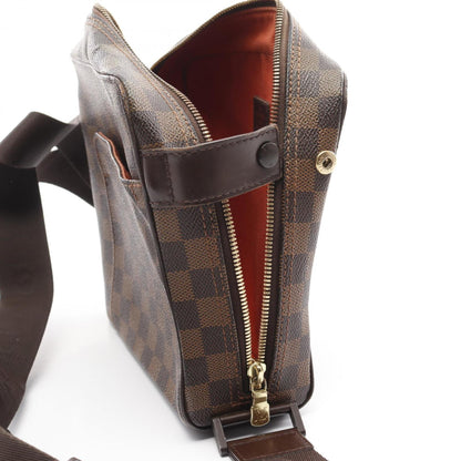 Louis Vuitton Olav, Brown, Canvas, shoulder