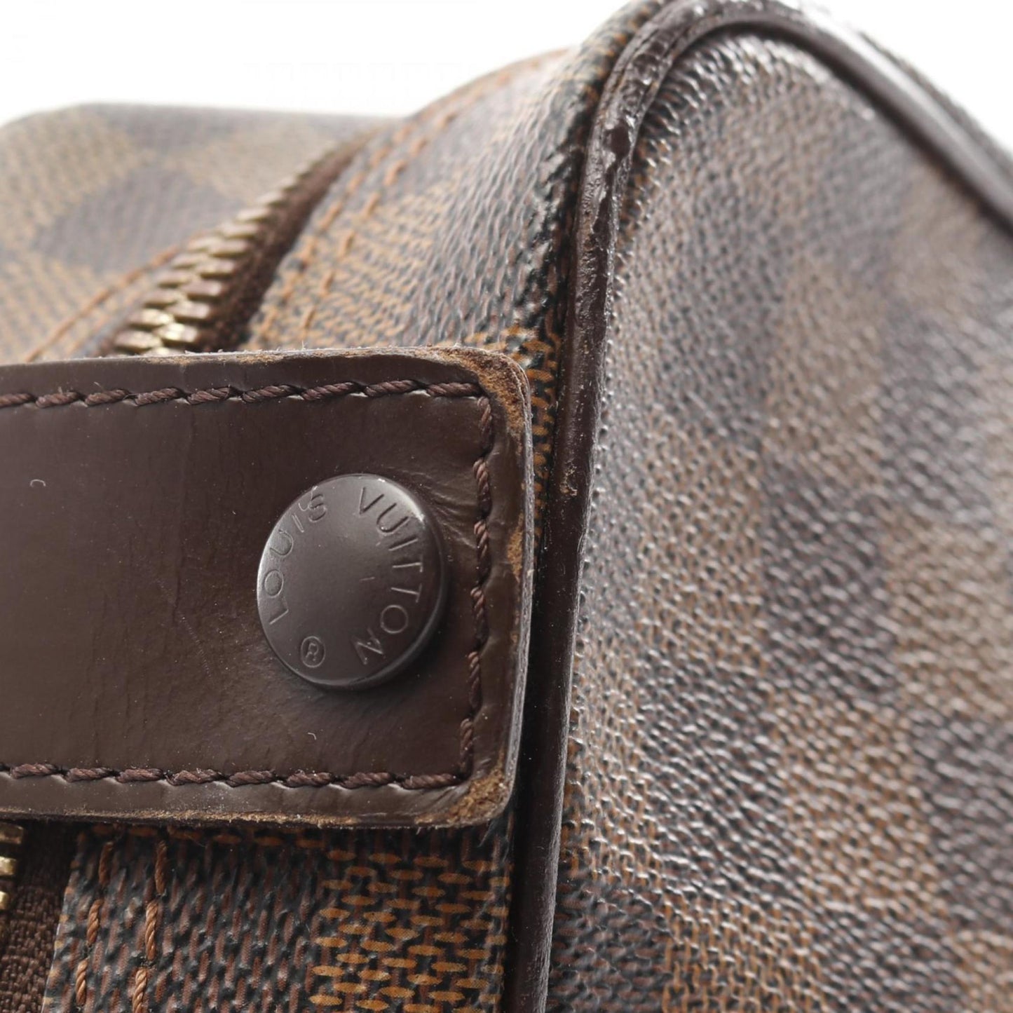 Louis Vuitton Olav, Brown, Canvas, shoulder