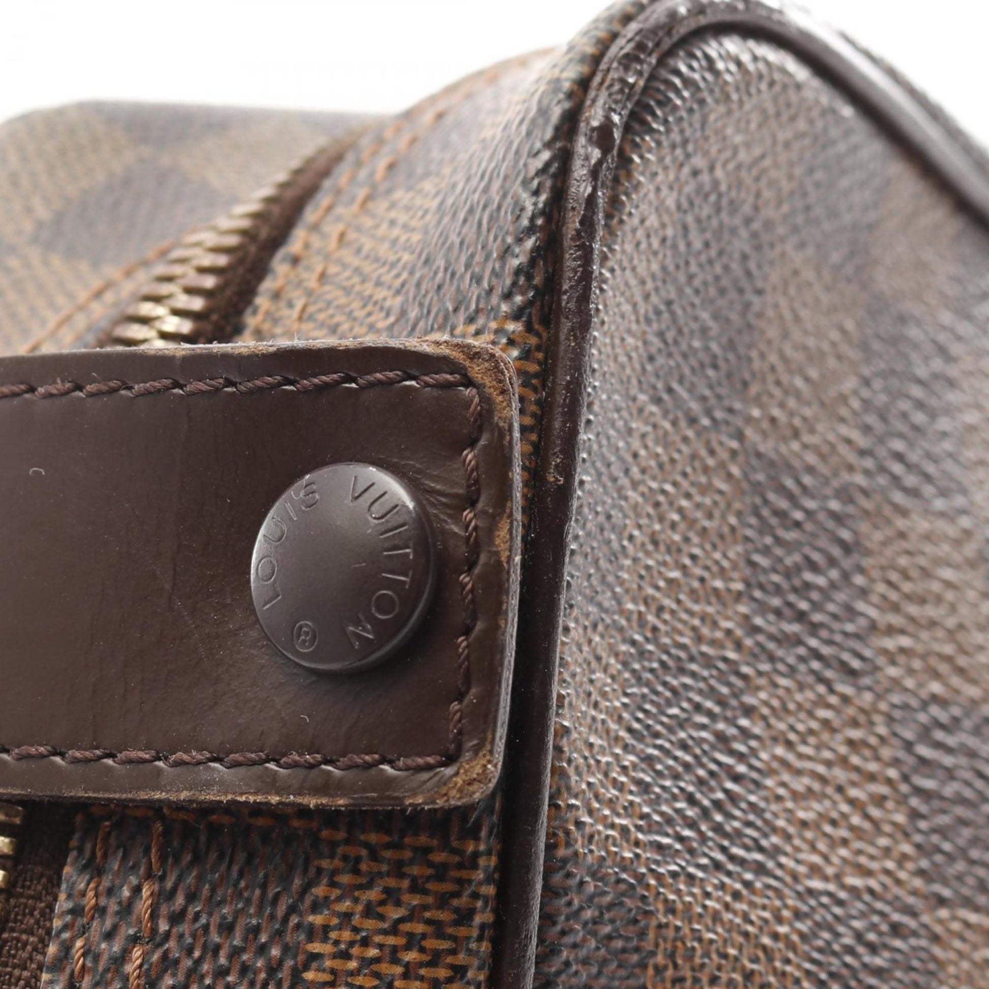Louis Vuitton Olav, Brown, Canvas, shoulder