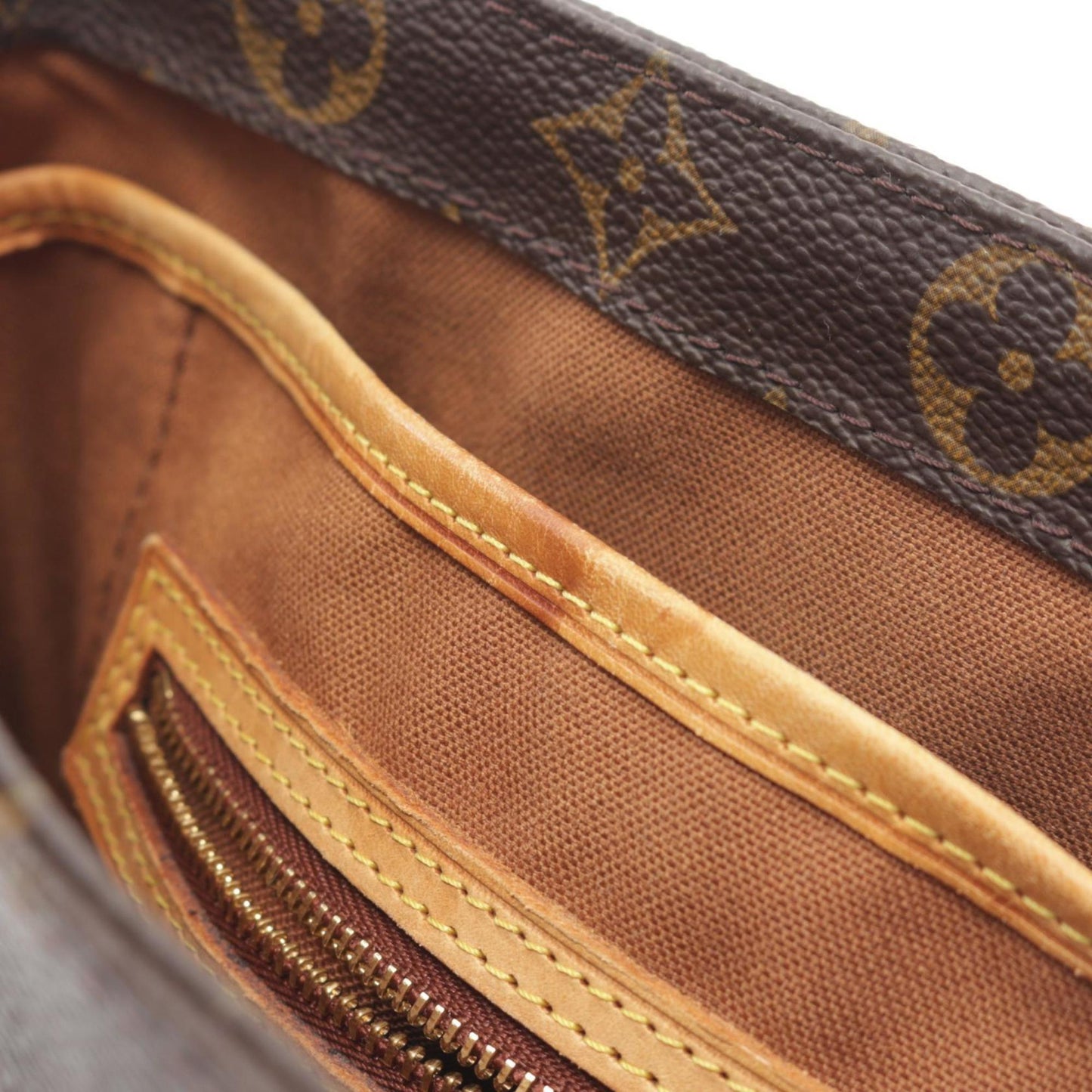 Louis Vuitton Coussin, Brown, Canvas, handbag