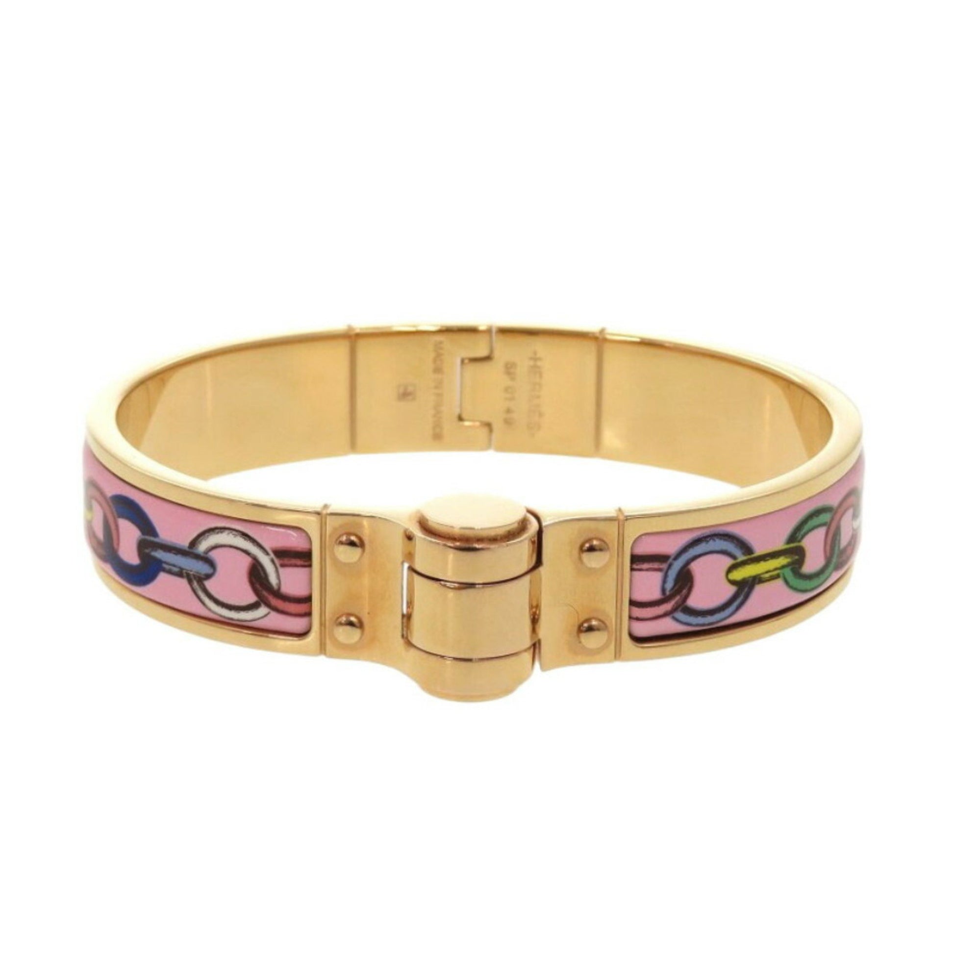 Hermès Charnière, Gold, Metal, bracelet