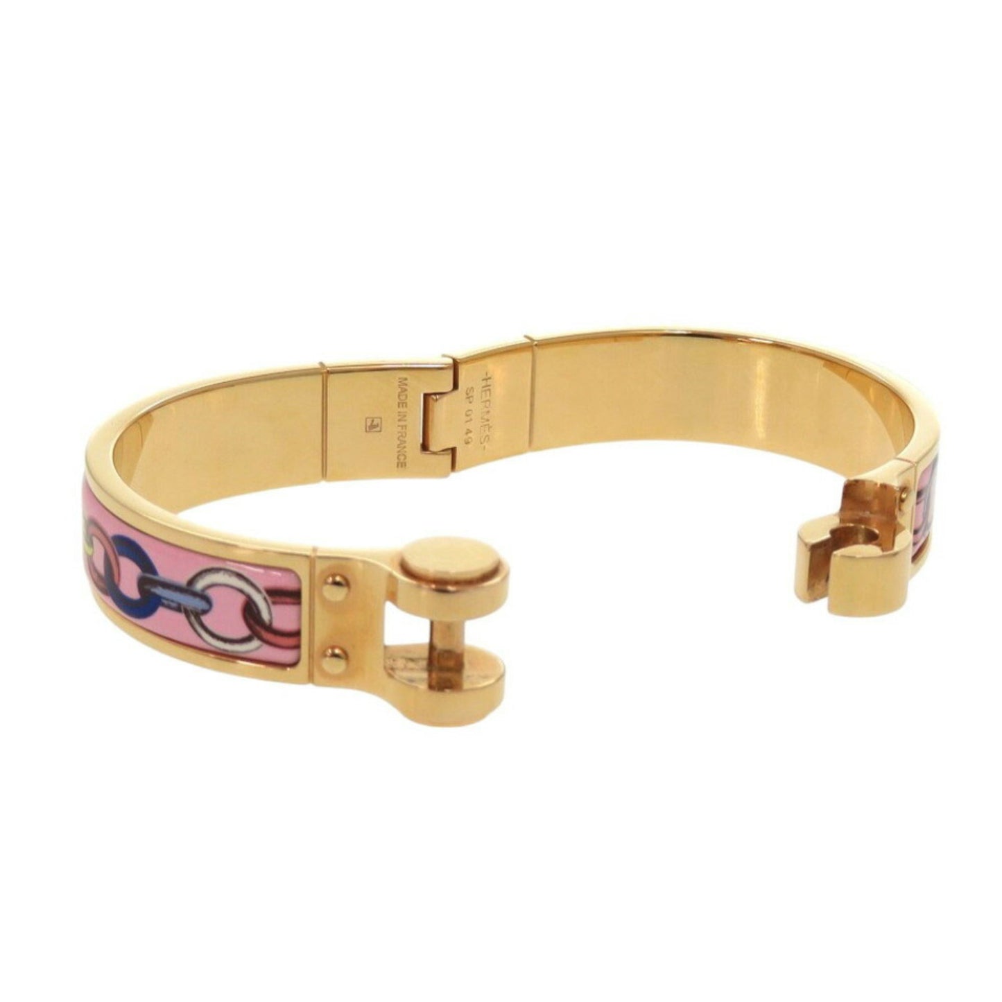 Hermès Charnière, Gold, Metal, bracelet