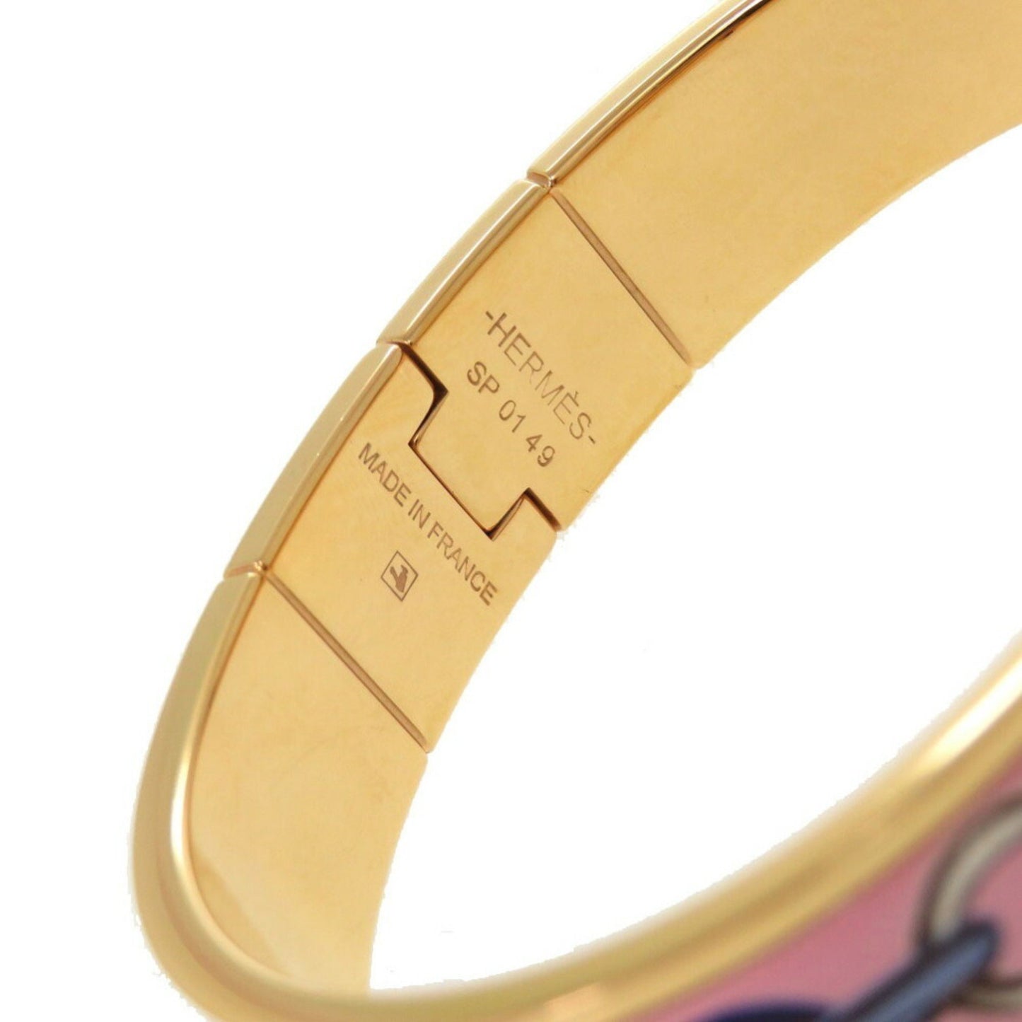 Hermès Charnière, Gold, Metal, bracelet