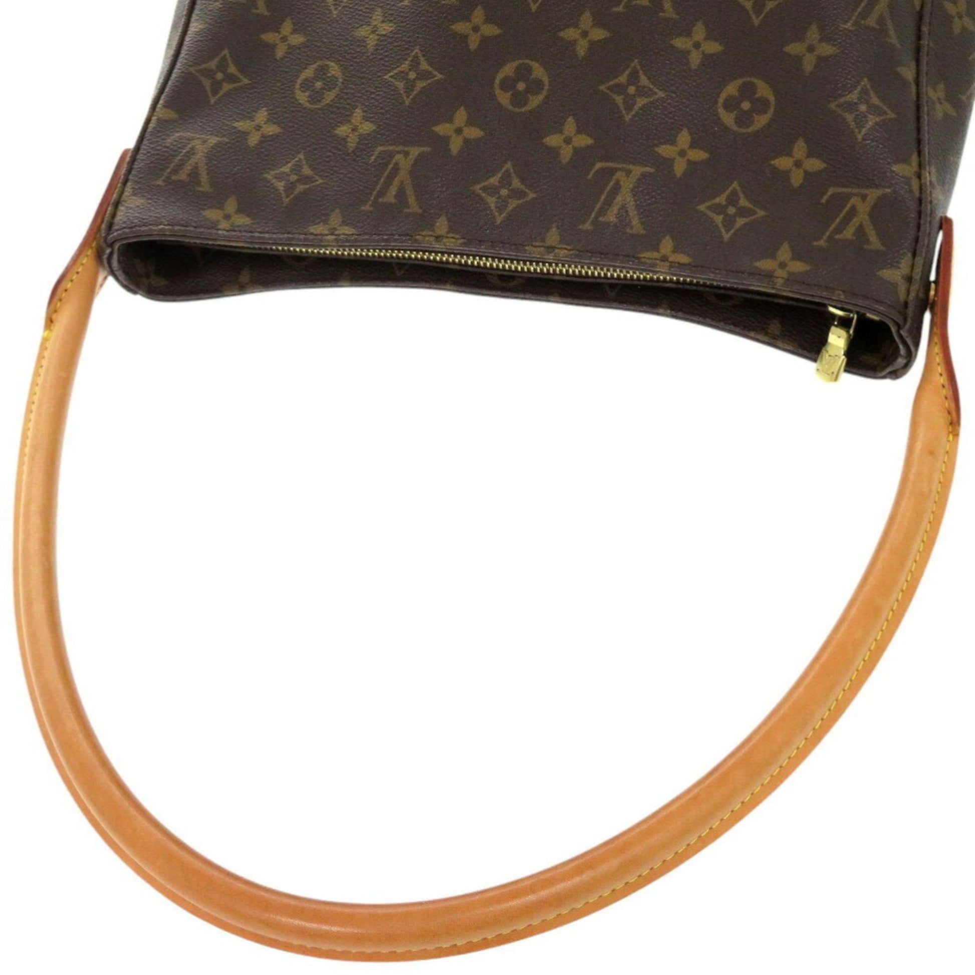 Louis Vuitton Looping GM, Brown, Canvas, shoulder
