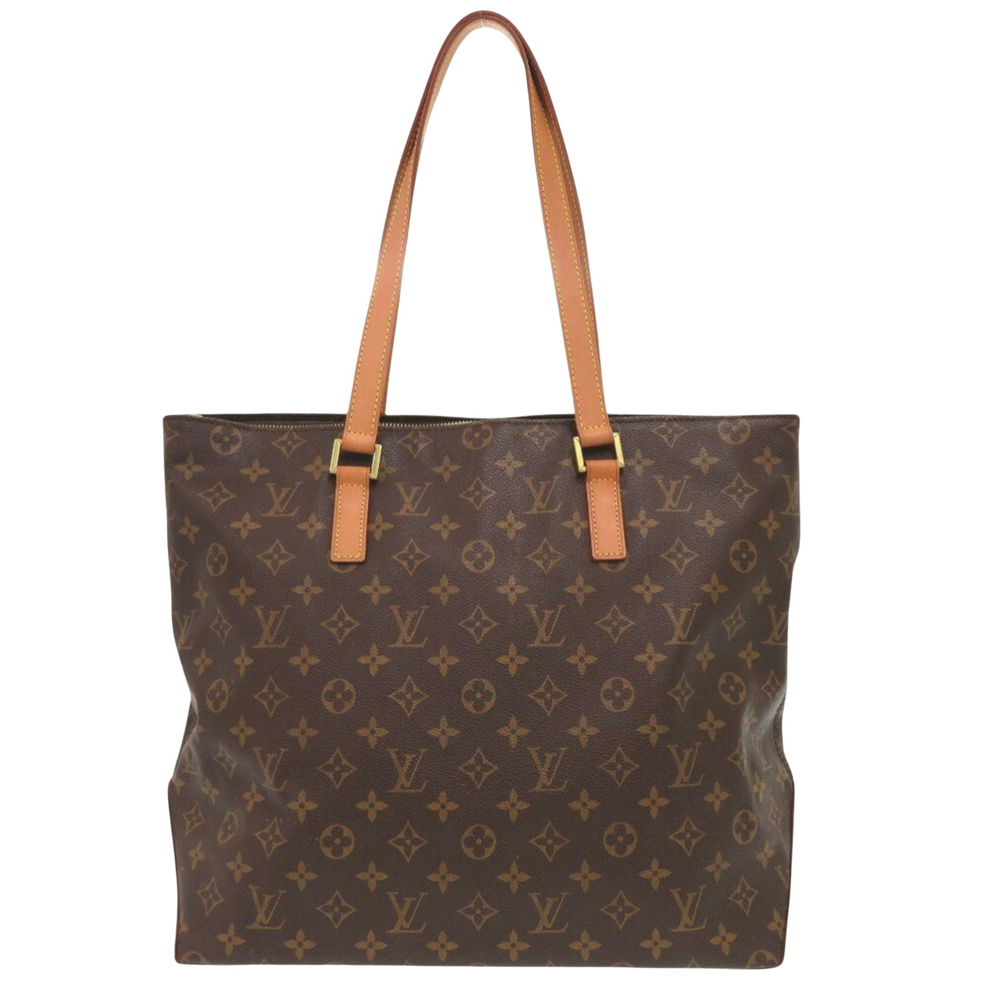 Louis Vuitton Mezzo, Brown, Canvas, tote